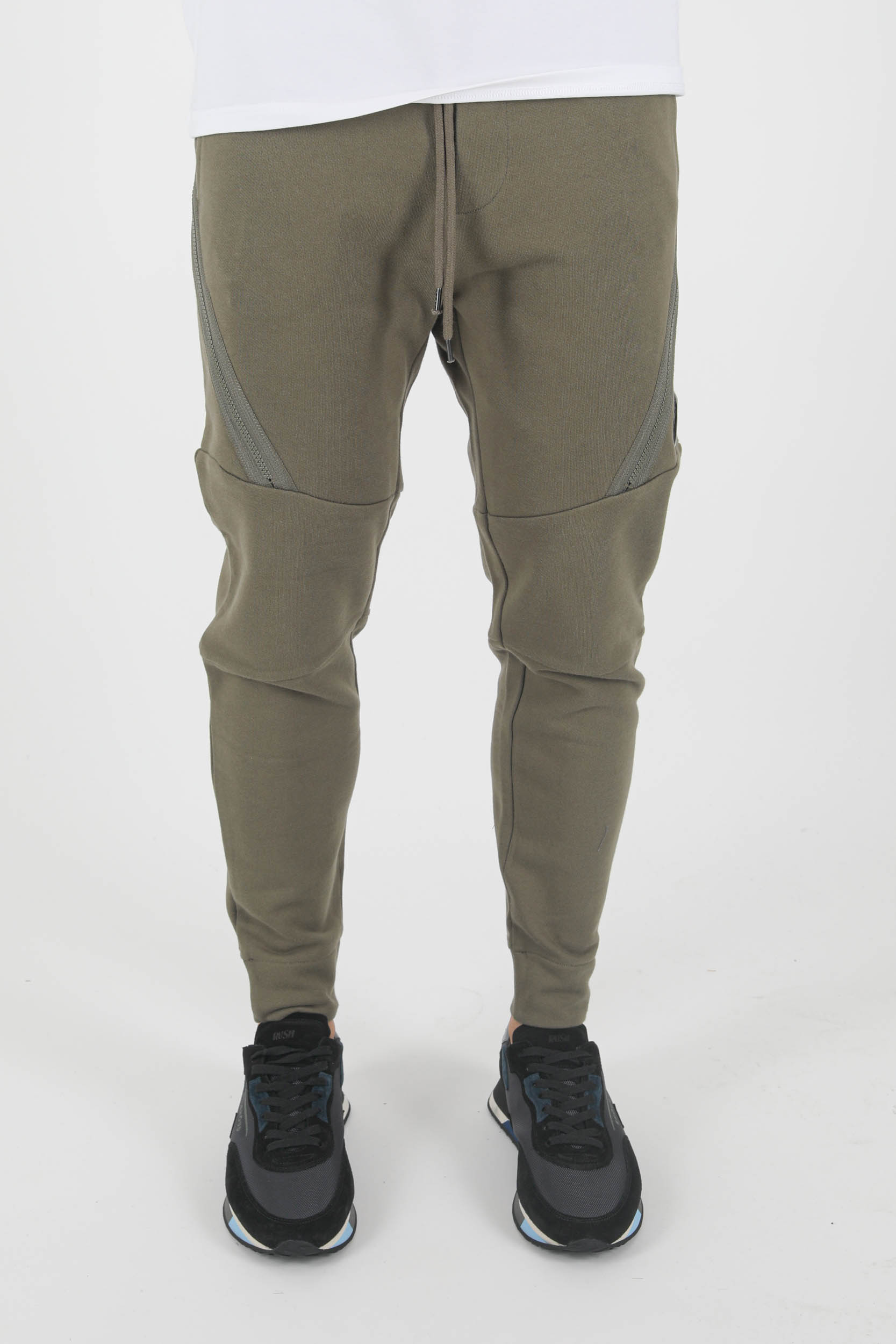 BAS DE JOGGING C.P COMPANY ZIPPE KAKI P061A-665