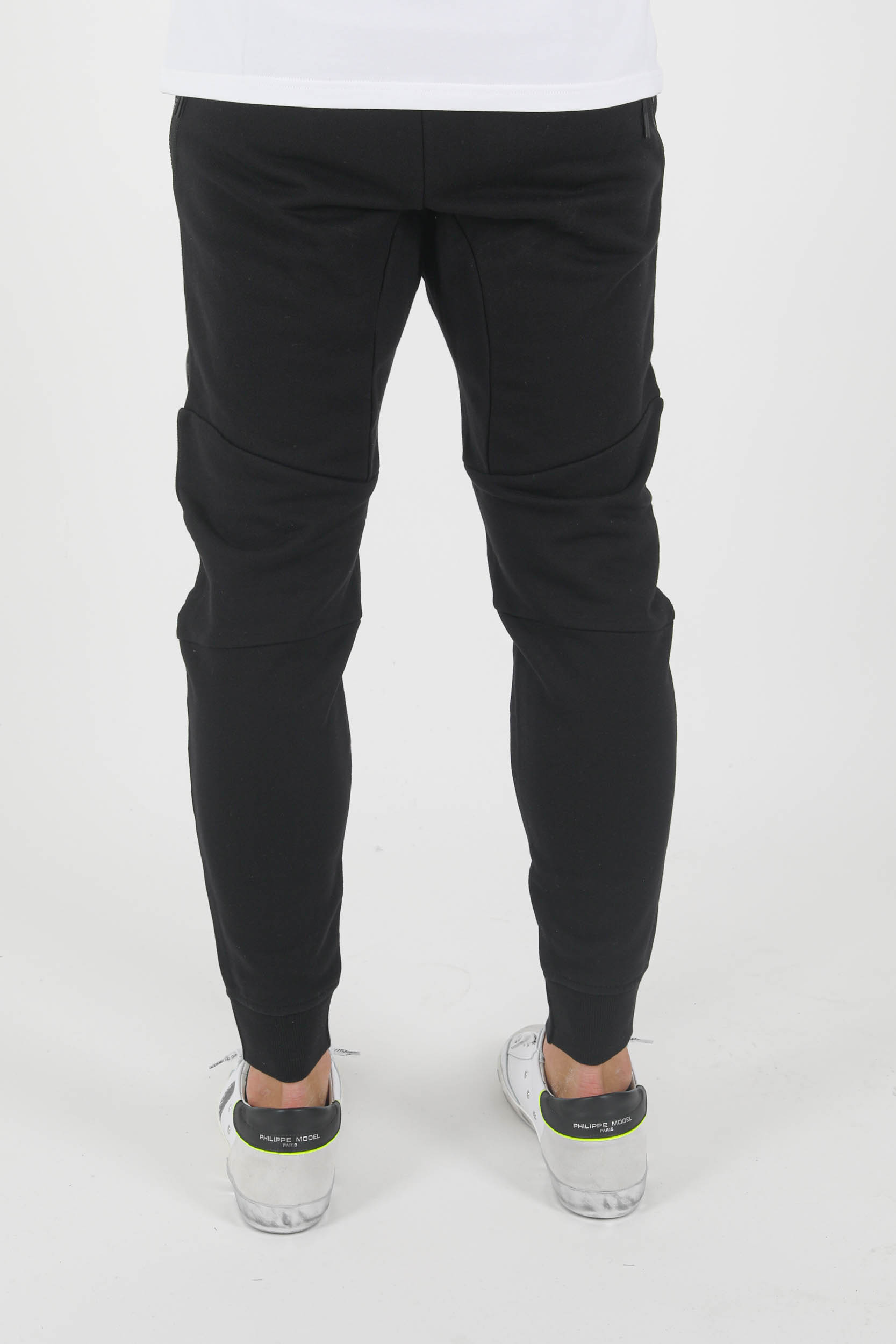 BAS DE JOGGING C.P COMPANY ZIPPE NOIR P061A-999