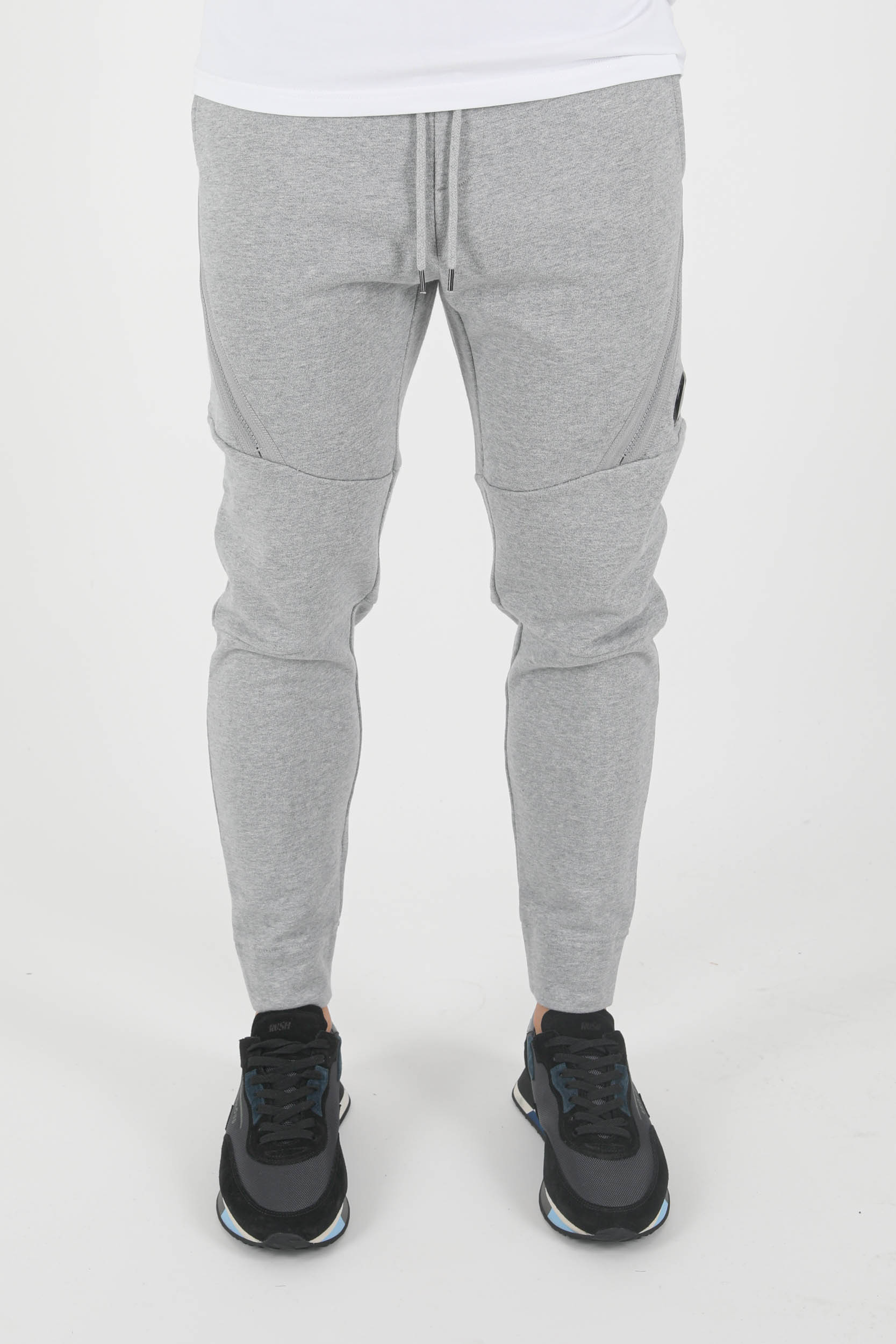 BAS DE JOGGING C.P COMPANY ZIPPE GRIS P061A-M93