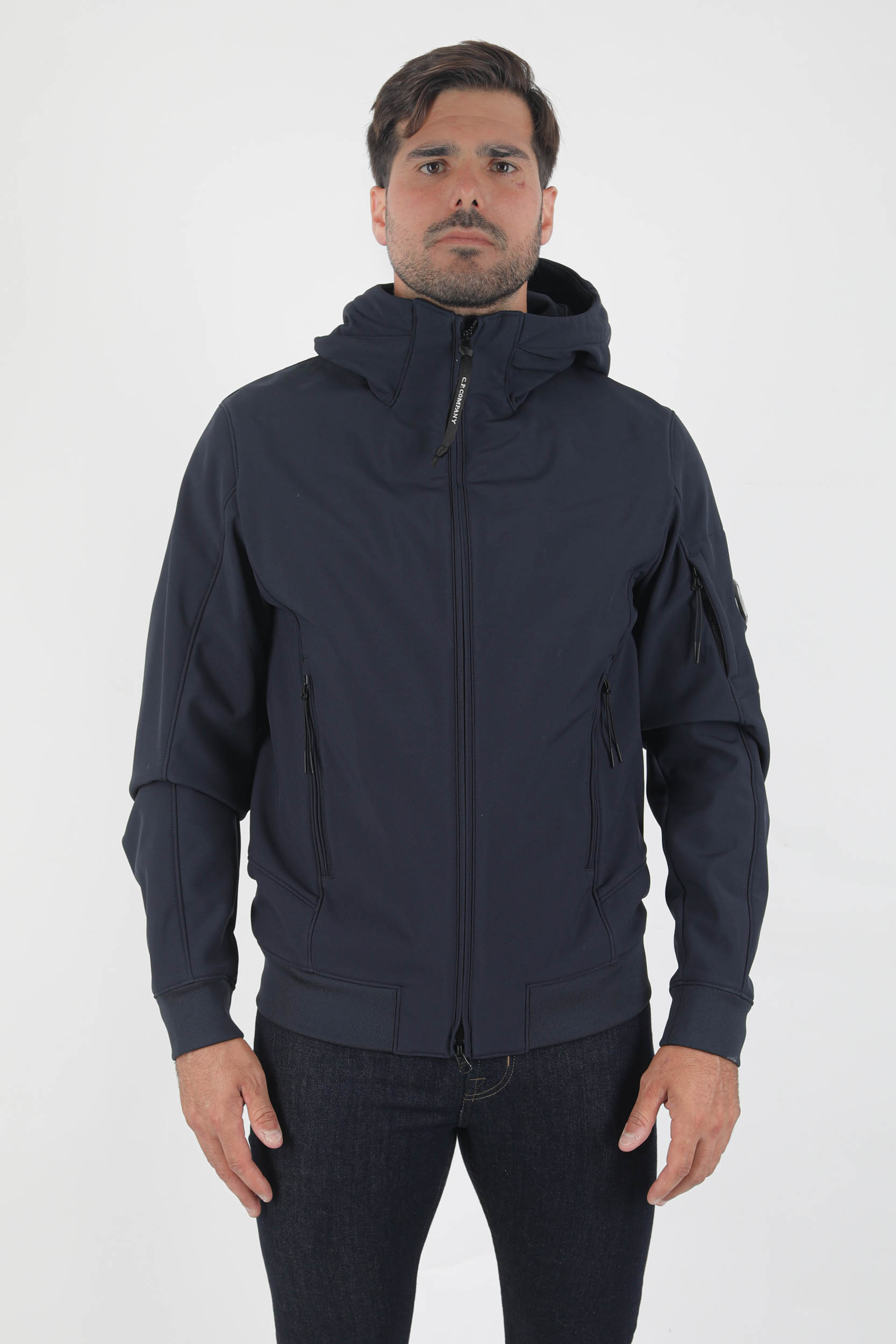 BLOUSON SOFT SHELL-R MARINE HUBLOT W003-888