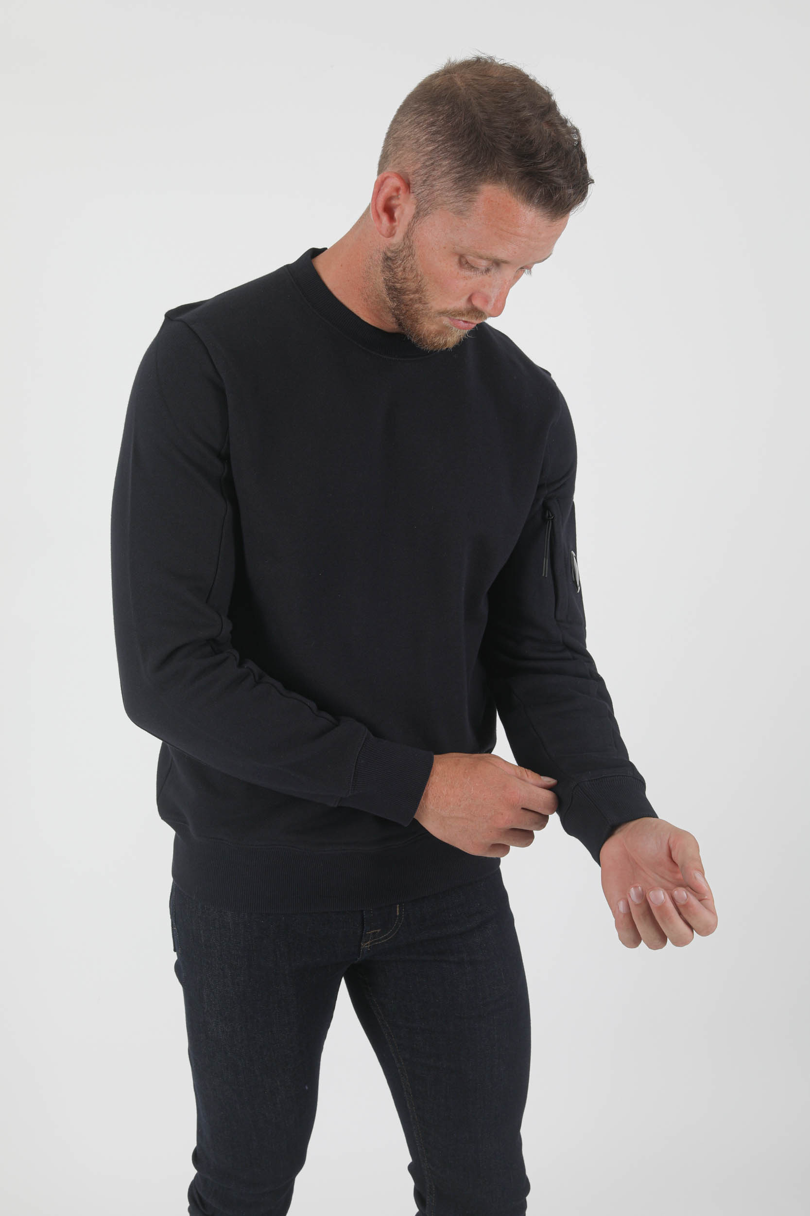 SWEAT COL ROND C.P COMPANY MARINE S055A-888