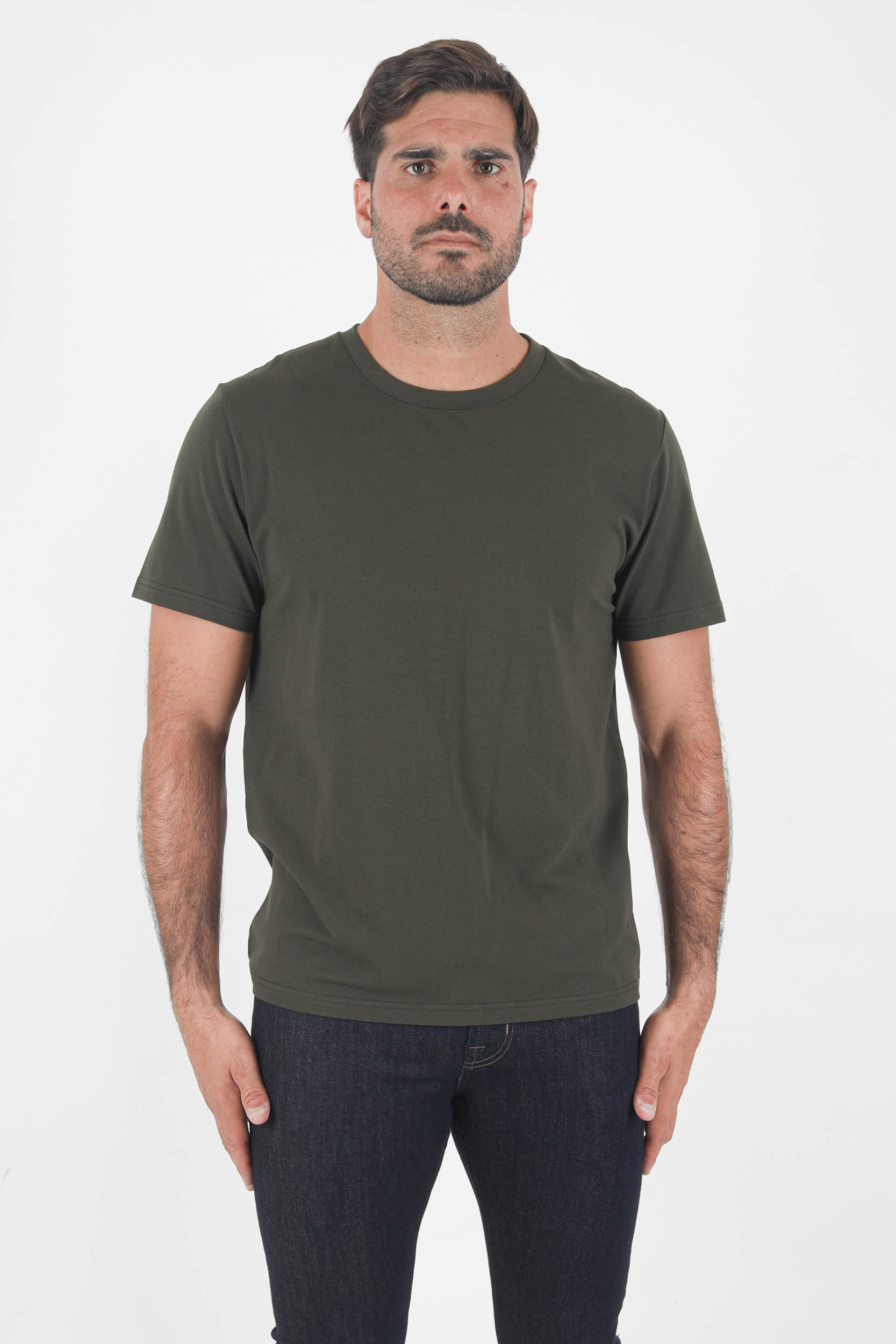 T-SHIRT FILIPPA K COL ROND KAKI 10704-9239