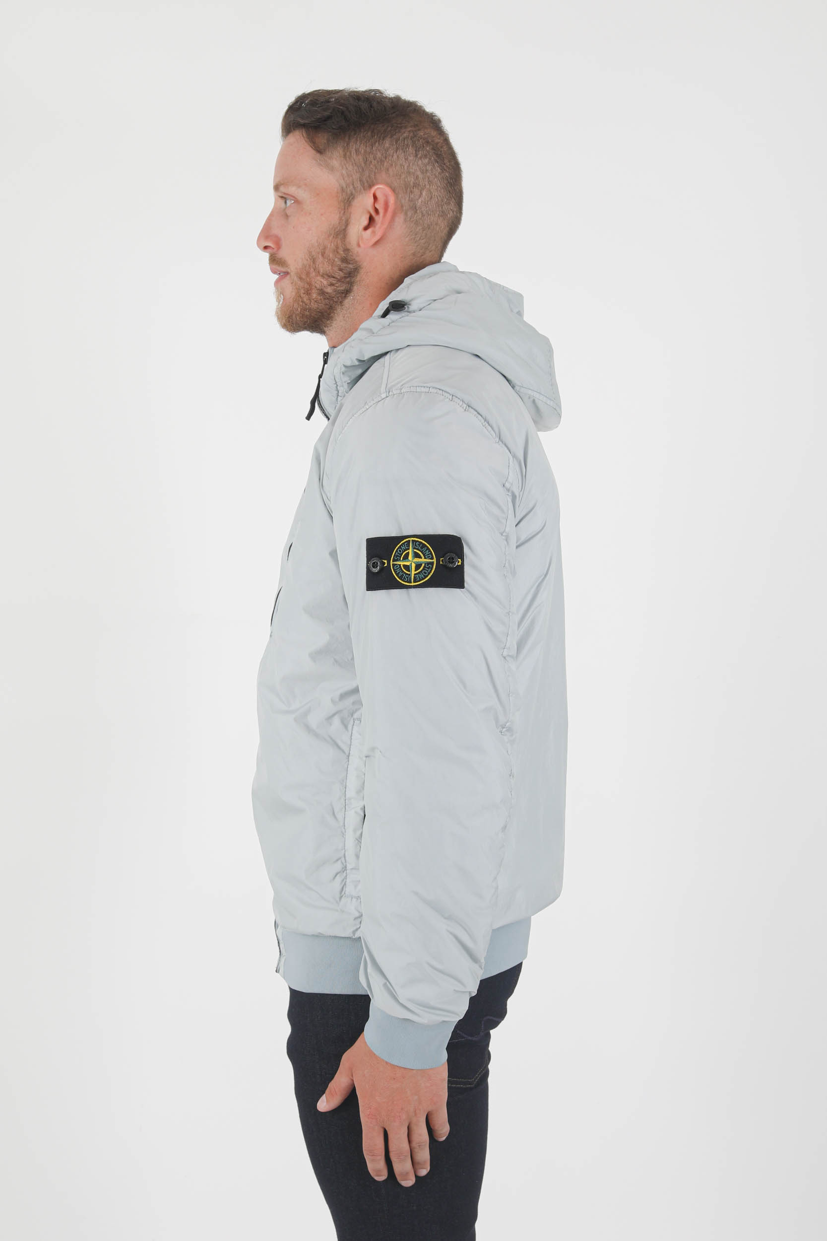BLOUSON STONE ISLAND PRIMALOFT GRIS PERLE 751542223-V0061