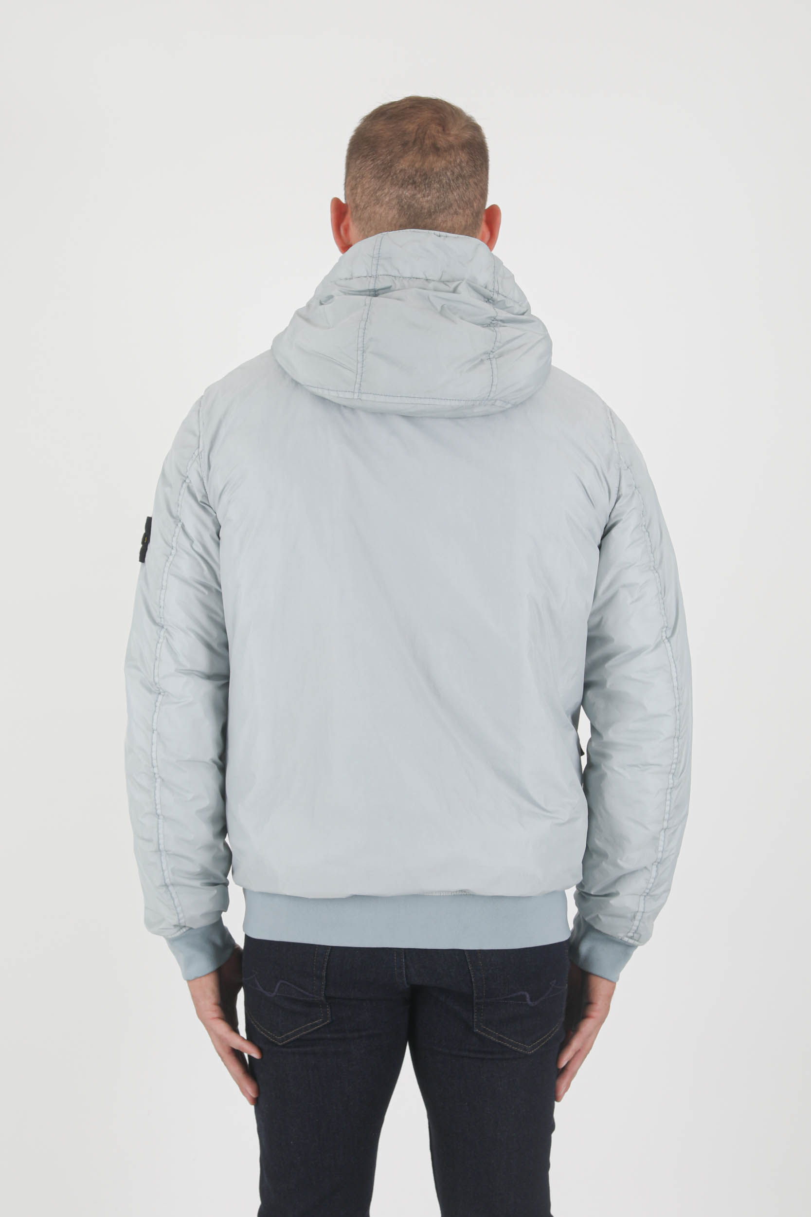 BLOUSON STONE ISLAND PRIMALOFT GRIS PERLE 751542223-V0061