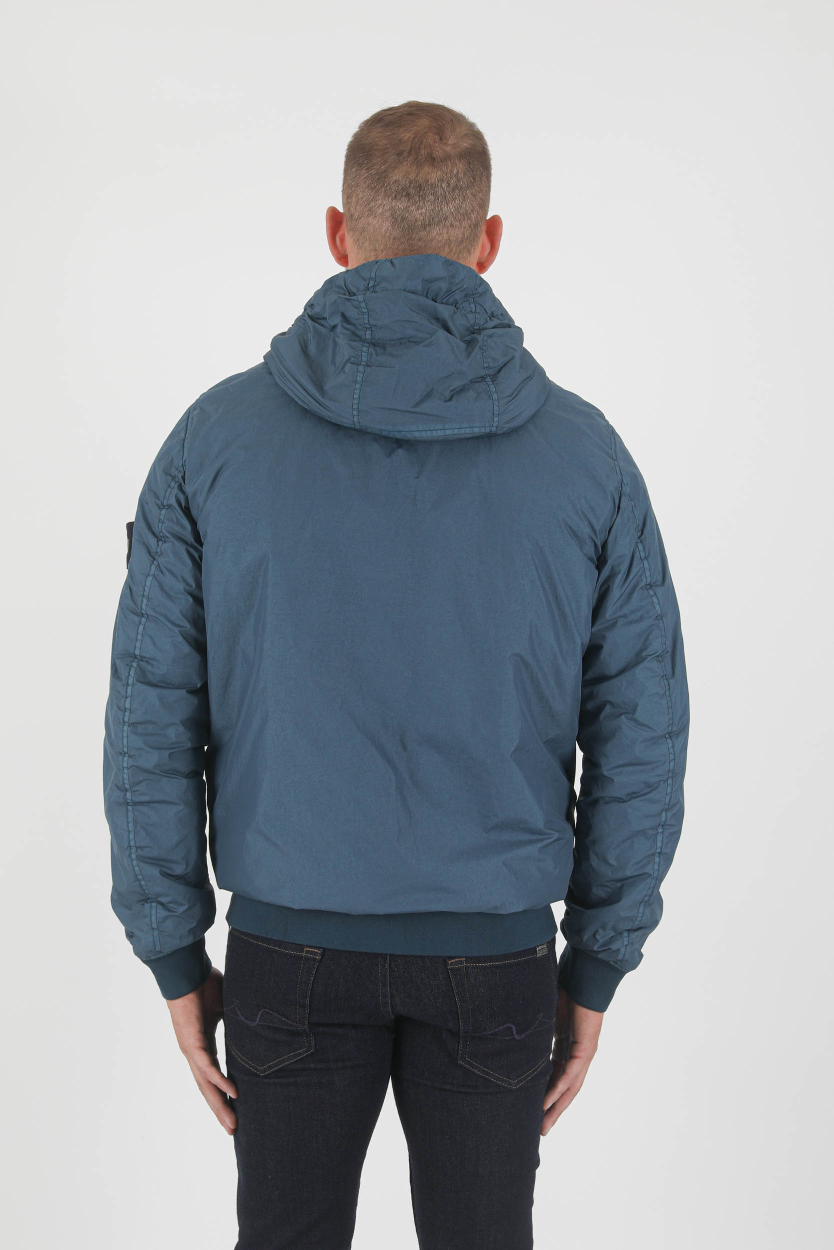 BLOUSON STONE ISLAND PRIMALOFT BLEU PETROLE 751542223-V0023