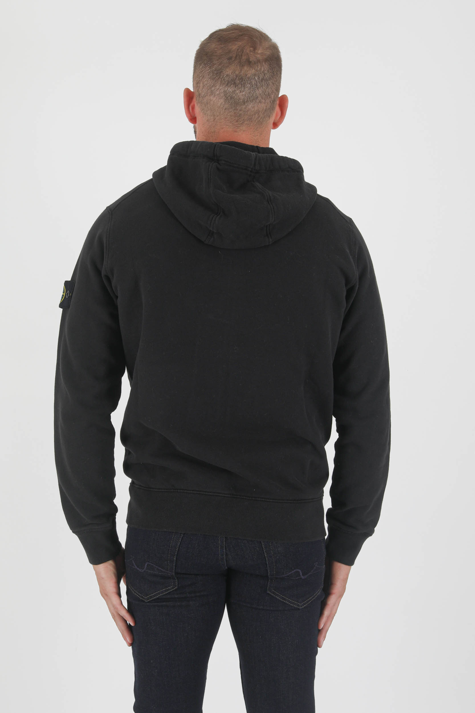 GILET ZIPPE STONE ISLAND NOIR 751564220-V0029