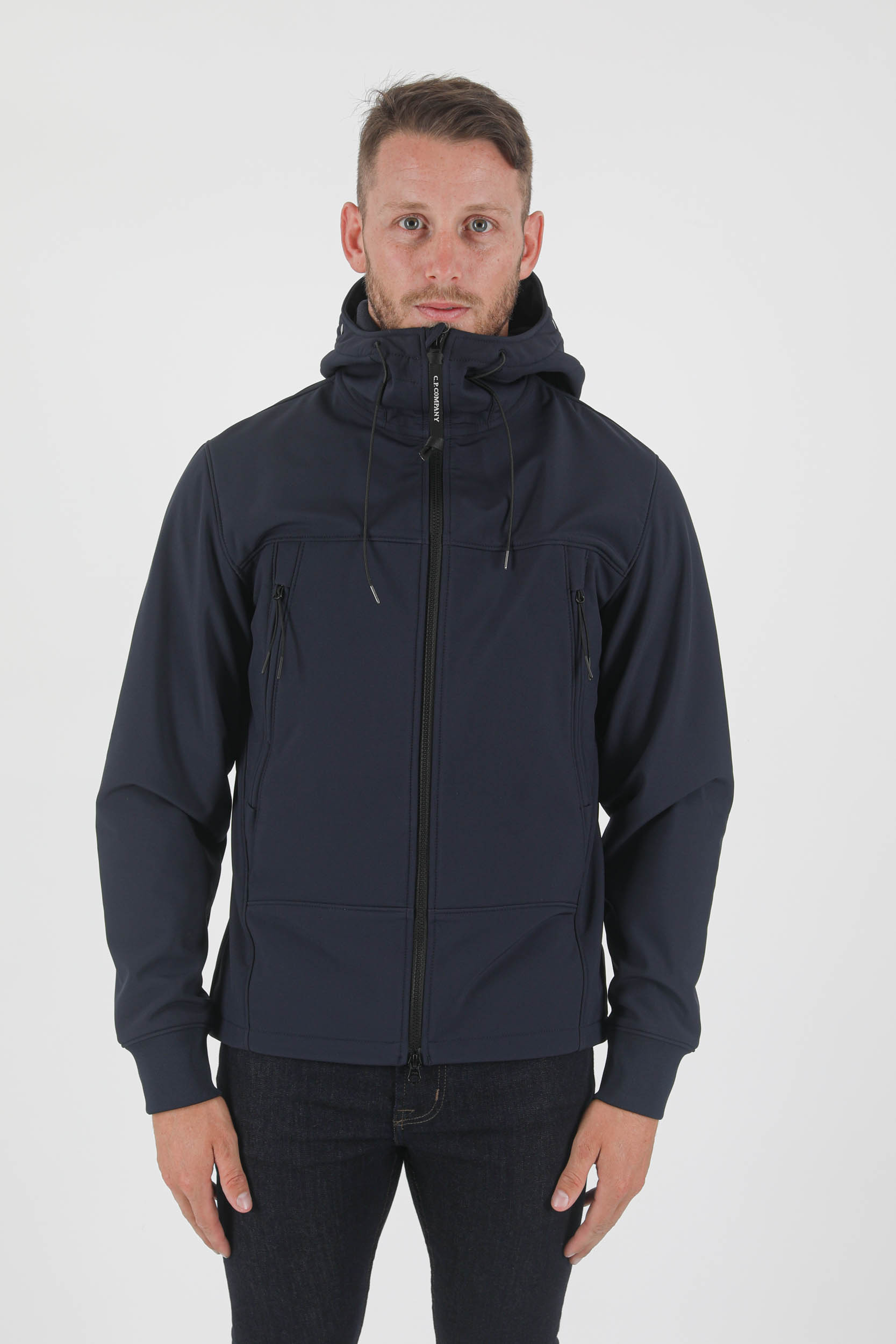 BLOUSON SOFT SHELL-R C.P COMPANY LUNETTE MARINE --W002A-888