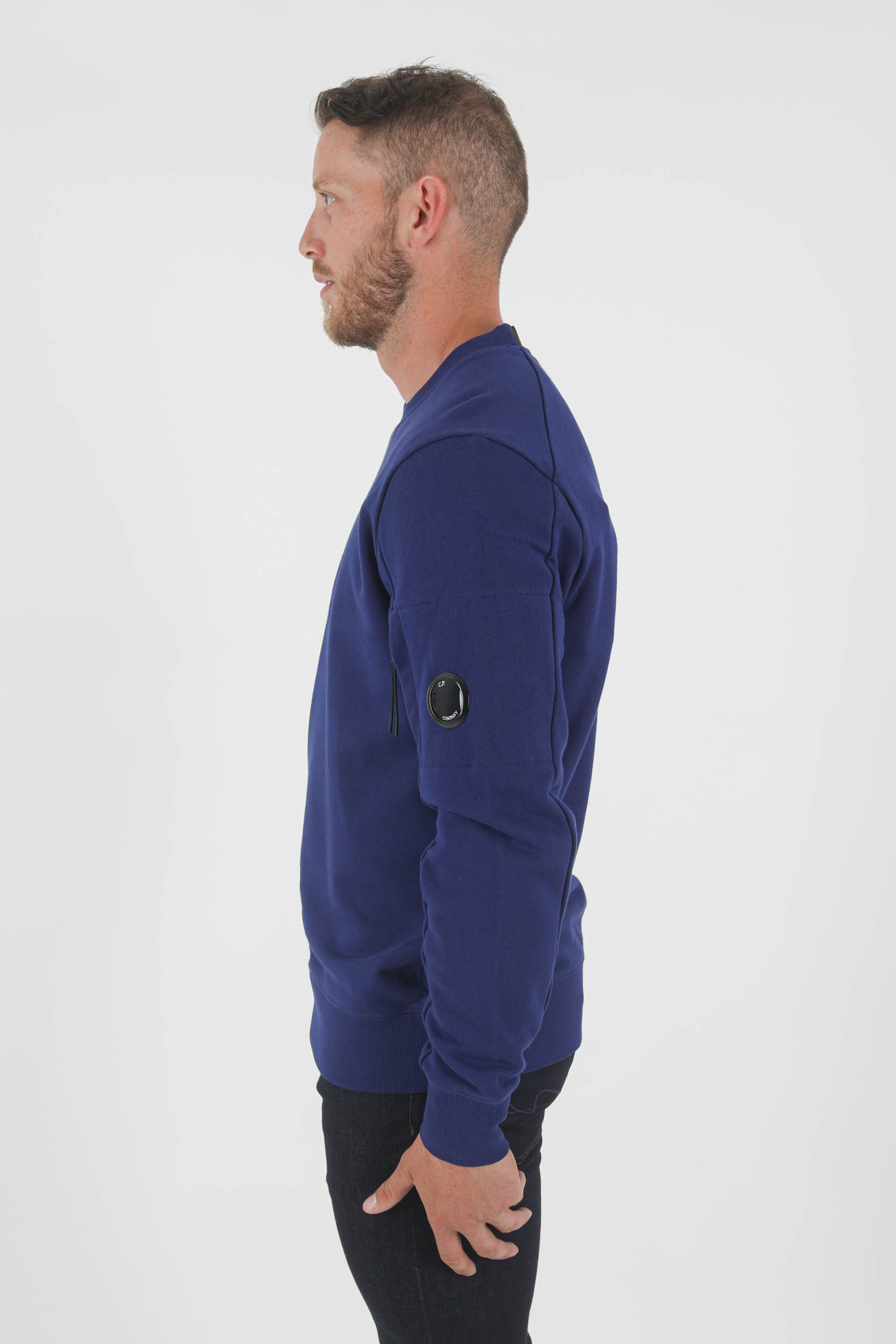 SWEAT COL ROND C.P COMPANY BLEU S055A-878