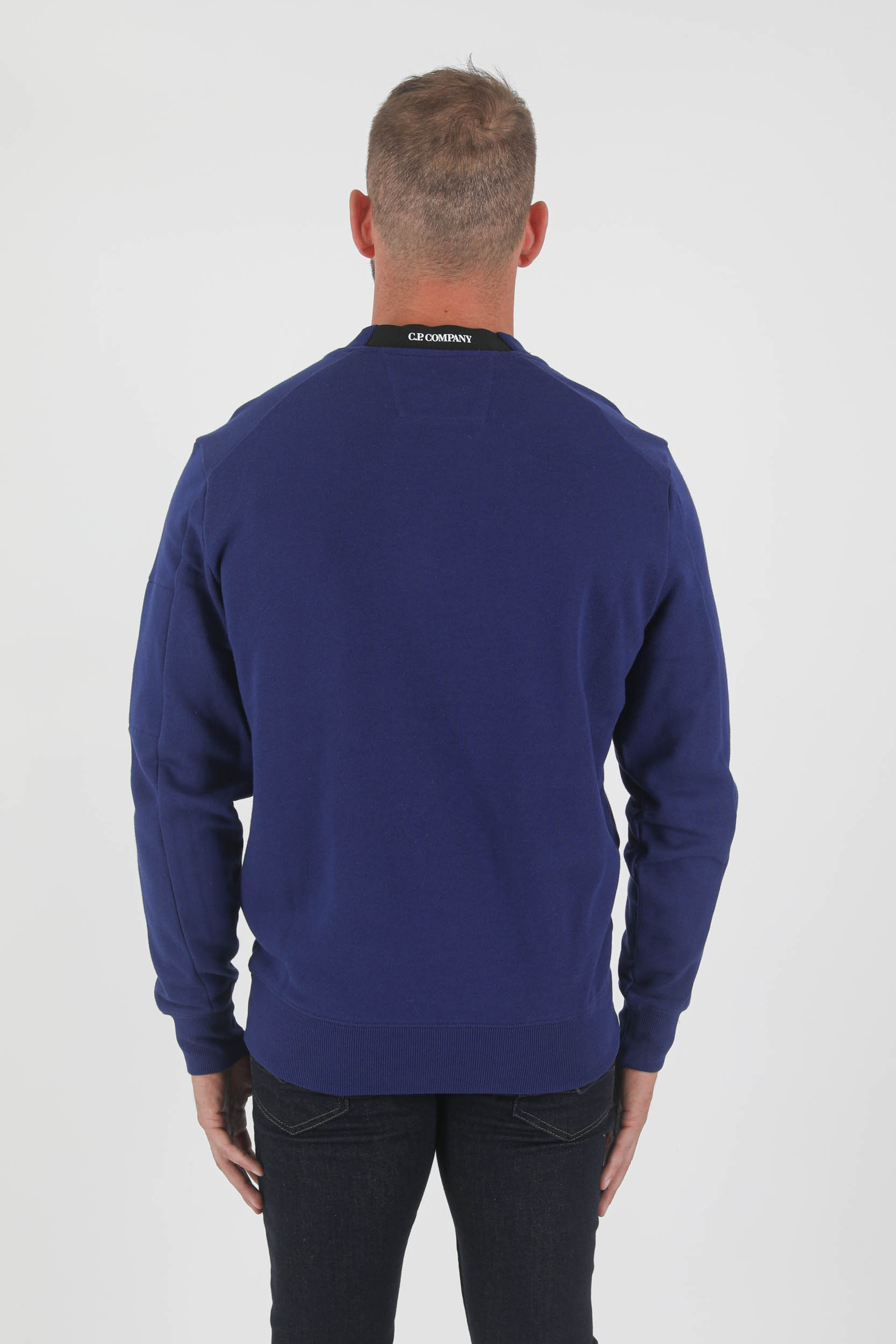 SWEAT COL ROND C.P COMPANY BLEU S055A-878