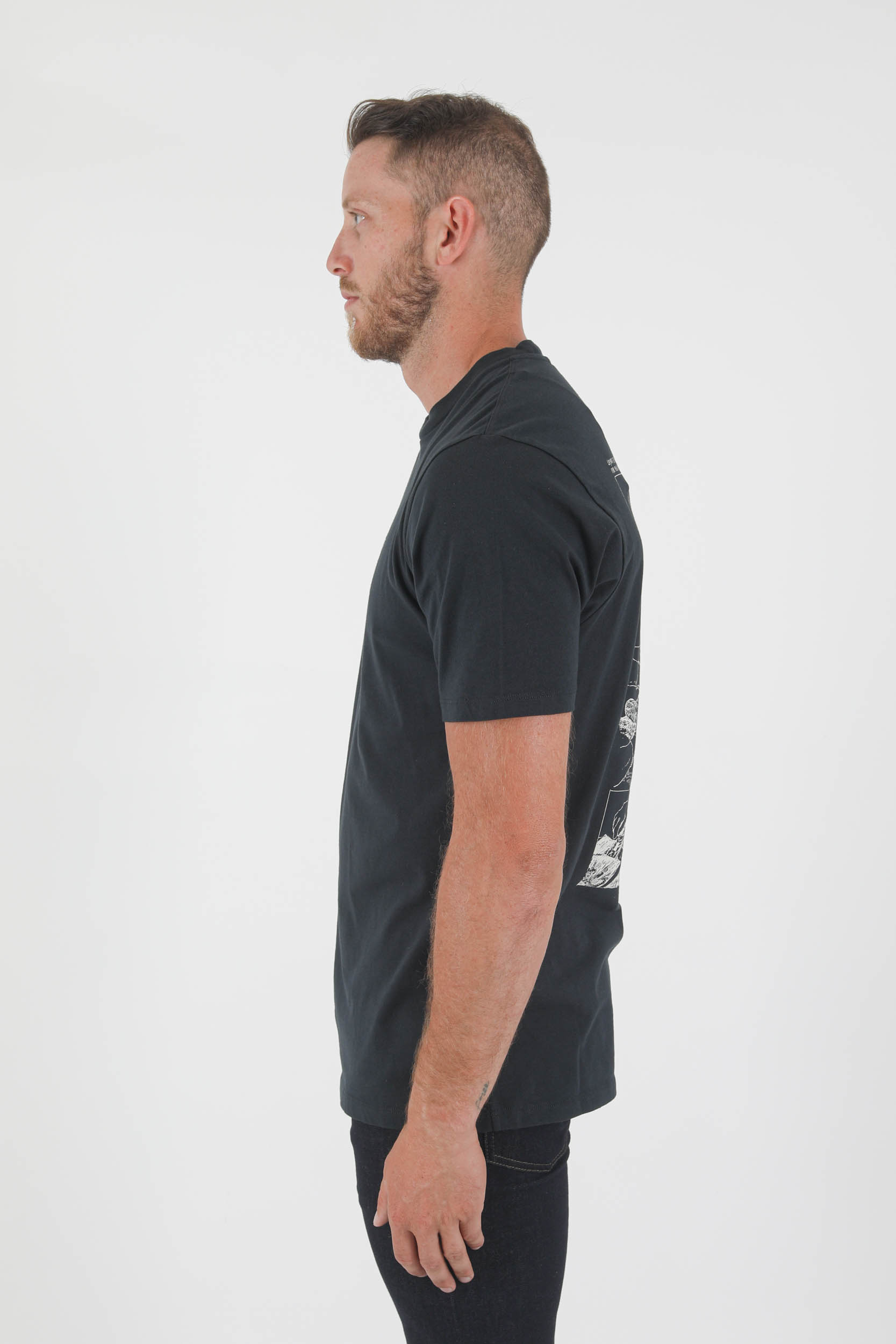 T-SHIRT C.P COMPANY NOIR CRAFT WORKS S354A-999