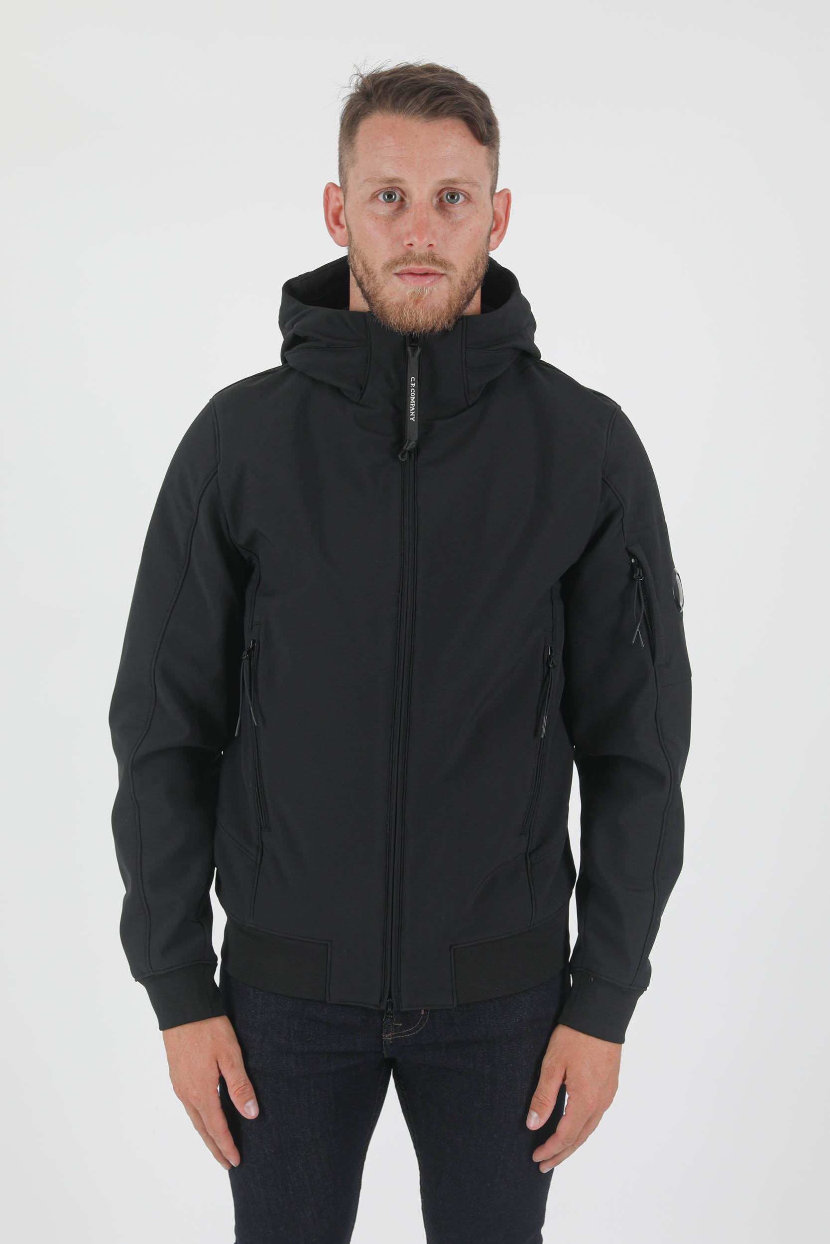 BLOUSON SOFT SHELL-R C.P COMPANY HUBLOT NOIR W003A-999