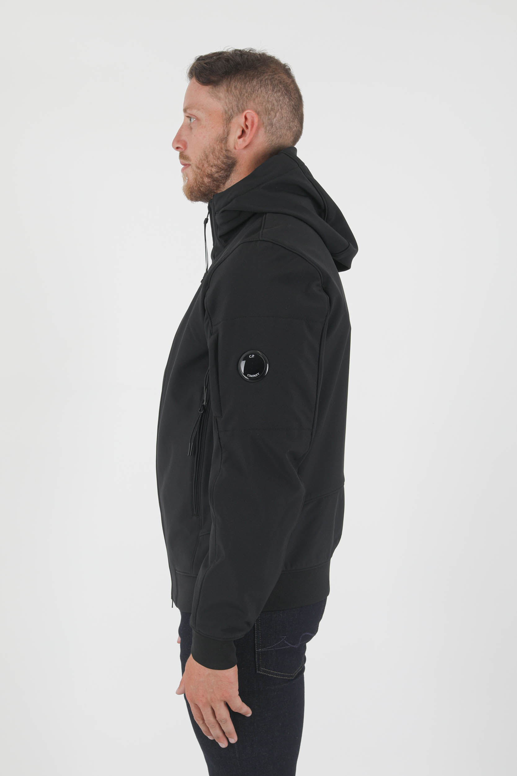 BLOUSON SOFT SHELL-R C.P COMPANY HUBLOT NOIR W003A-999