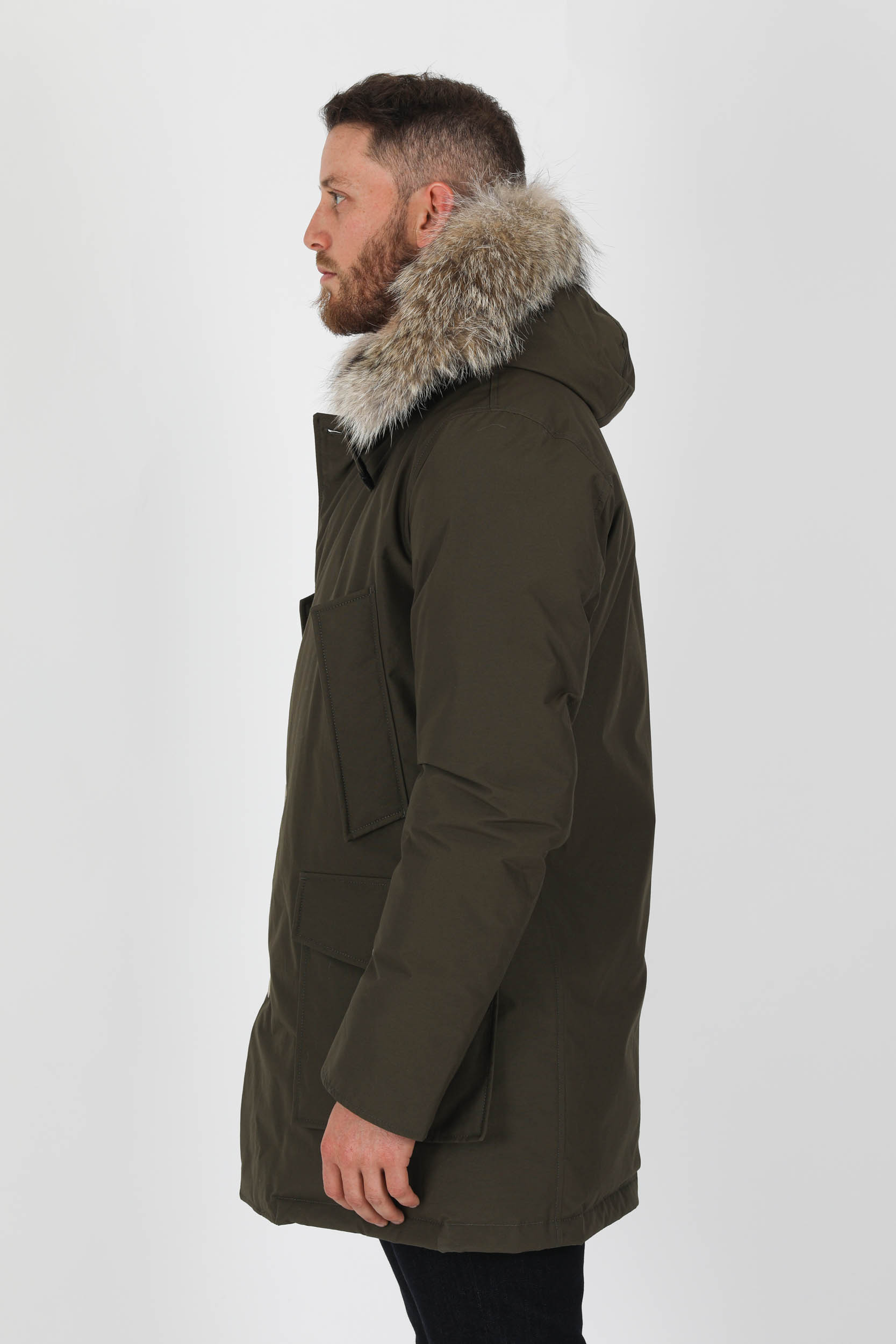 ARTIC PARKA KAKI AVEC FOURRURE U0482MR-DAG