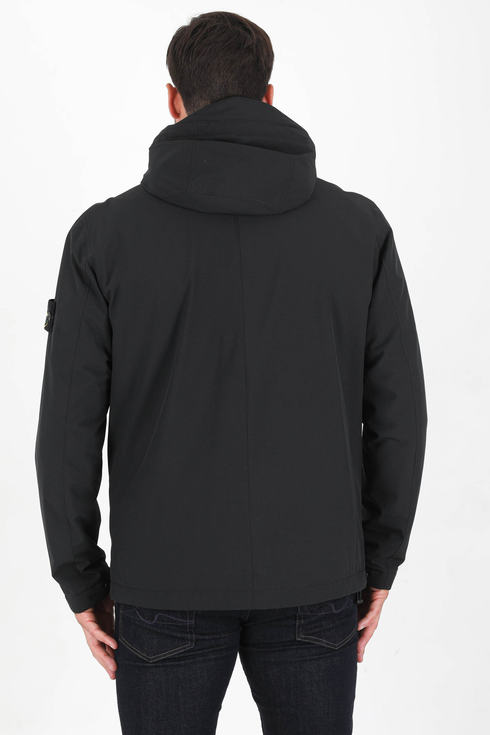 BLOUSON STONE ISLAND PRIMALOFT NYLON MAT NOIR 751541427-V0029