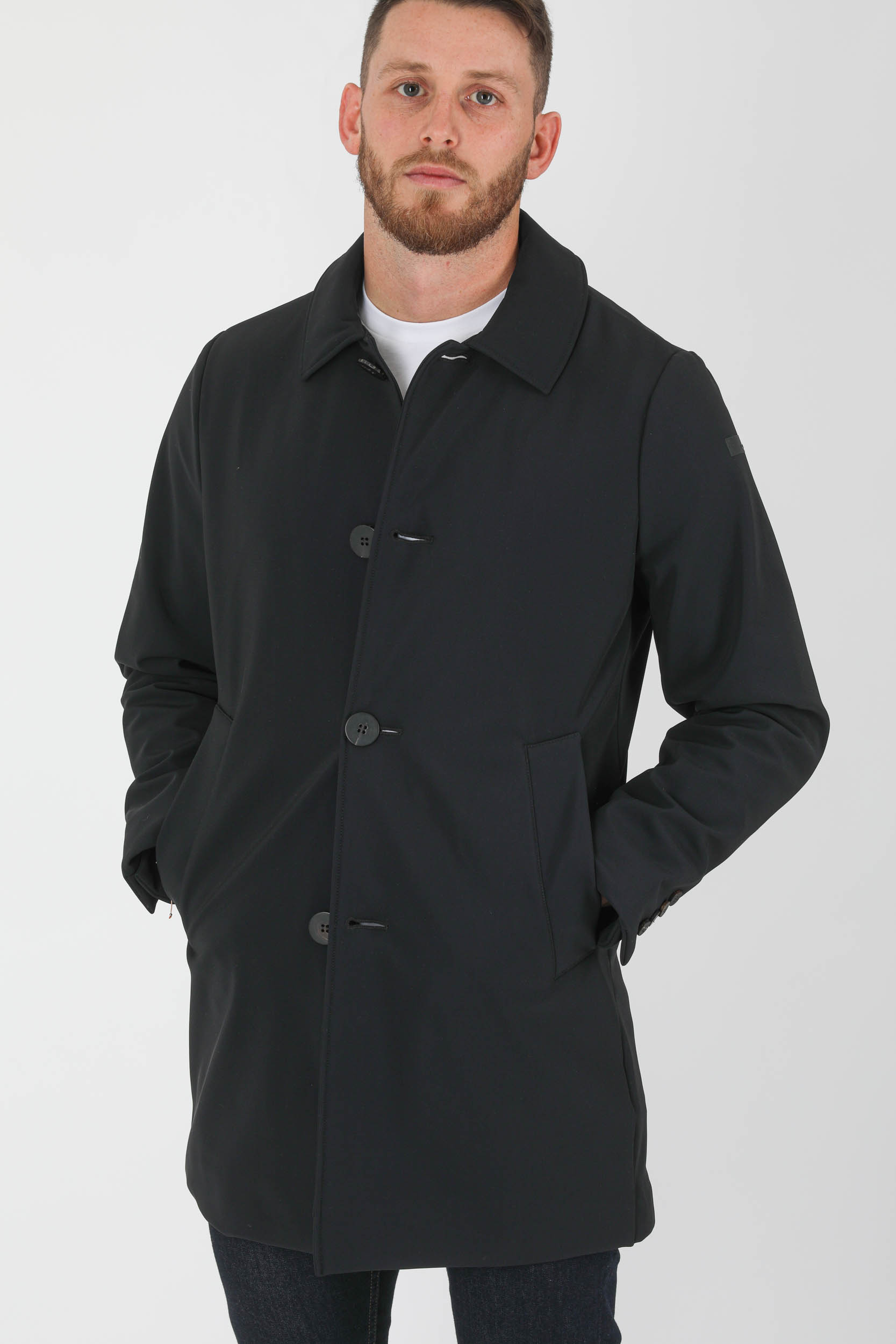 MANTEAU NOIR RRD W21029-10
