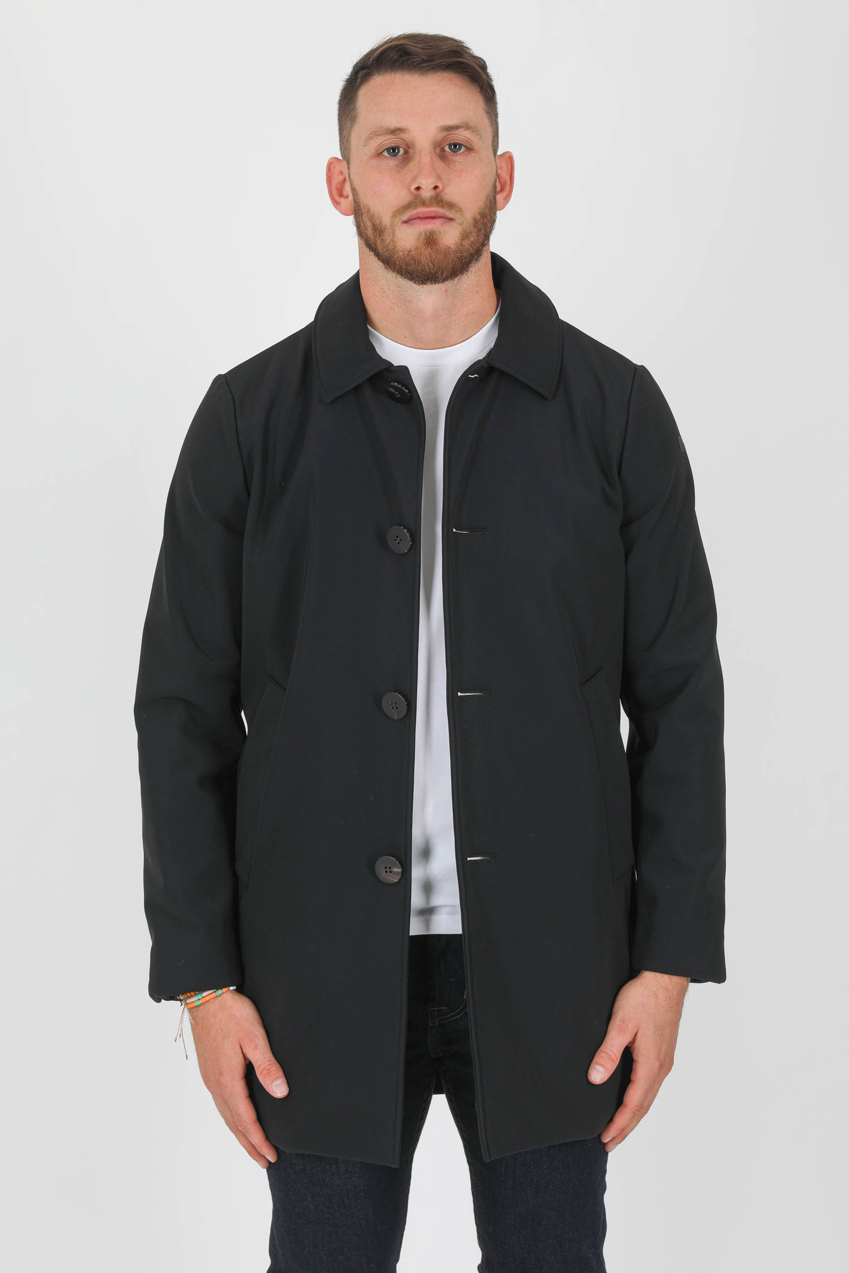 MANTEAU NOIR RRD W21029-10