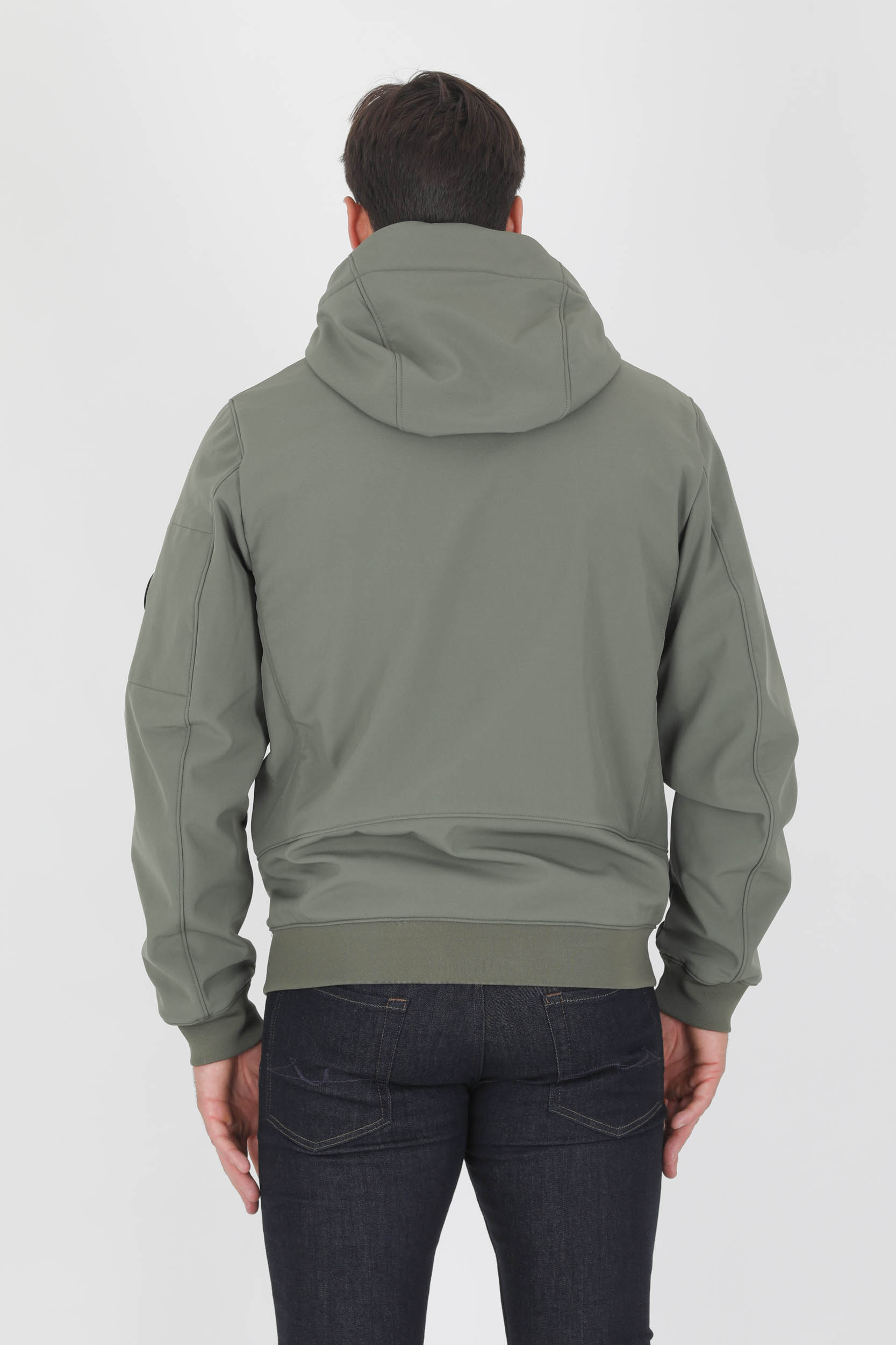 BLOUSON SOFT SHELL-R KAKI CP COMPANY W003A-665