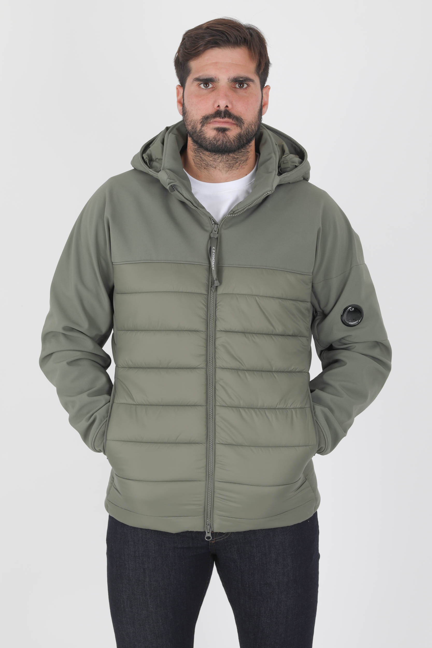 BLOUSON BI MATIERE KAKI CP COMPANY W006A-665