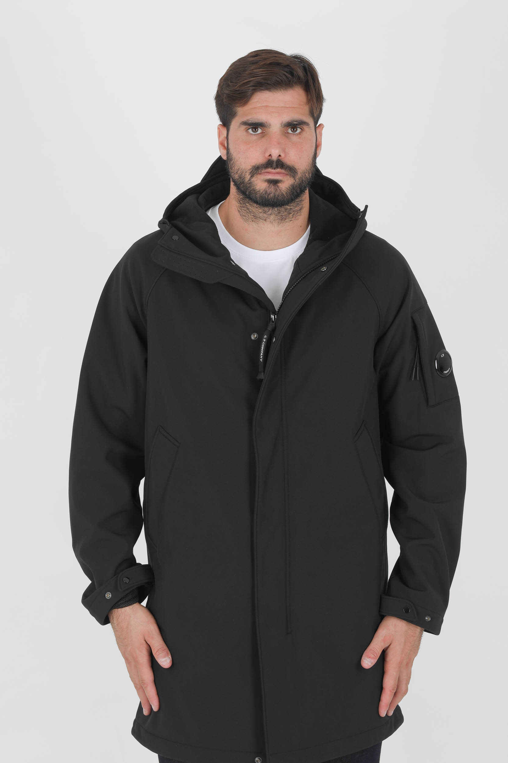 BLOUSON SOFT SHELL-R NOIRE CP COMPANY W105A-999