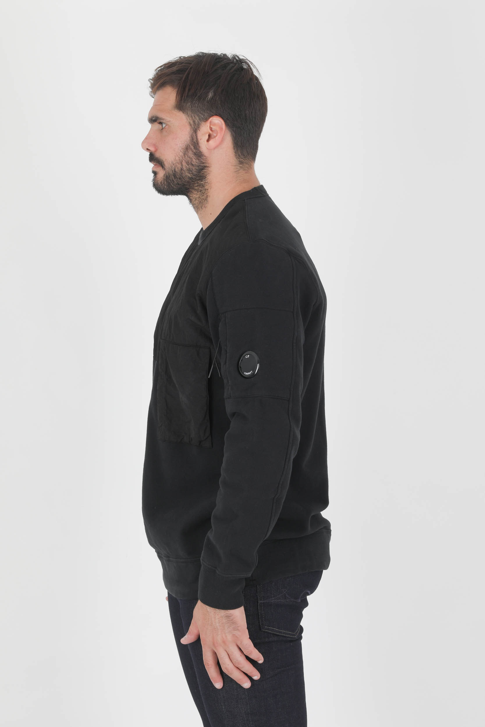 SWEAT C.P COMPANY BI MATIERE NOIR S279A-999