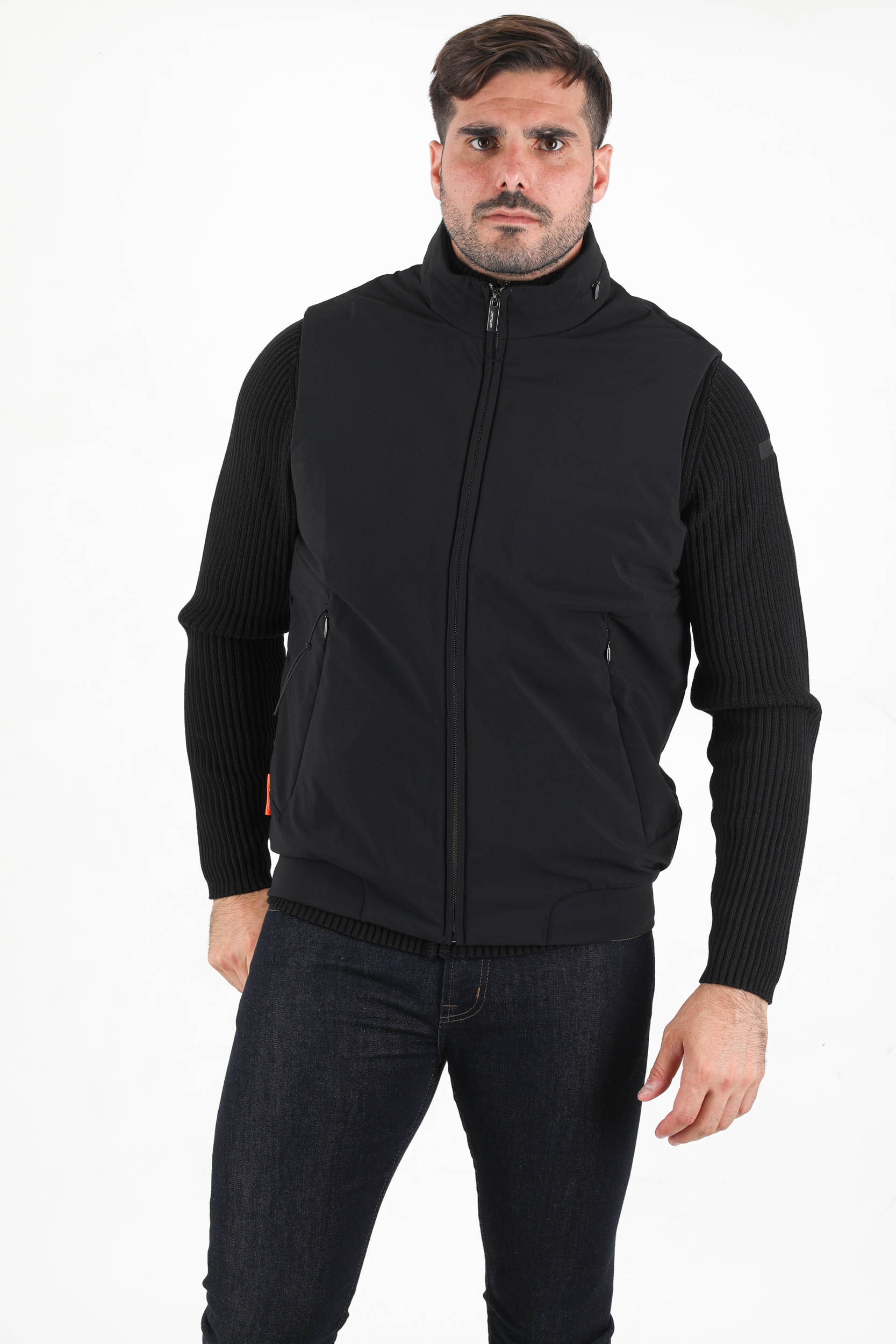 VESTE SANS MANCHES RRD NOIR W21042-10