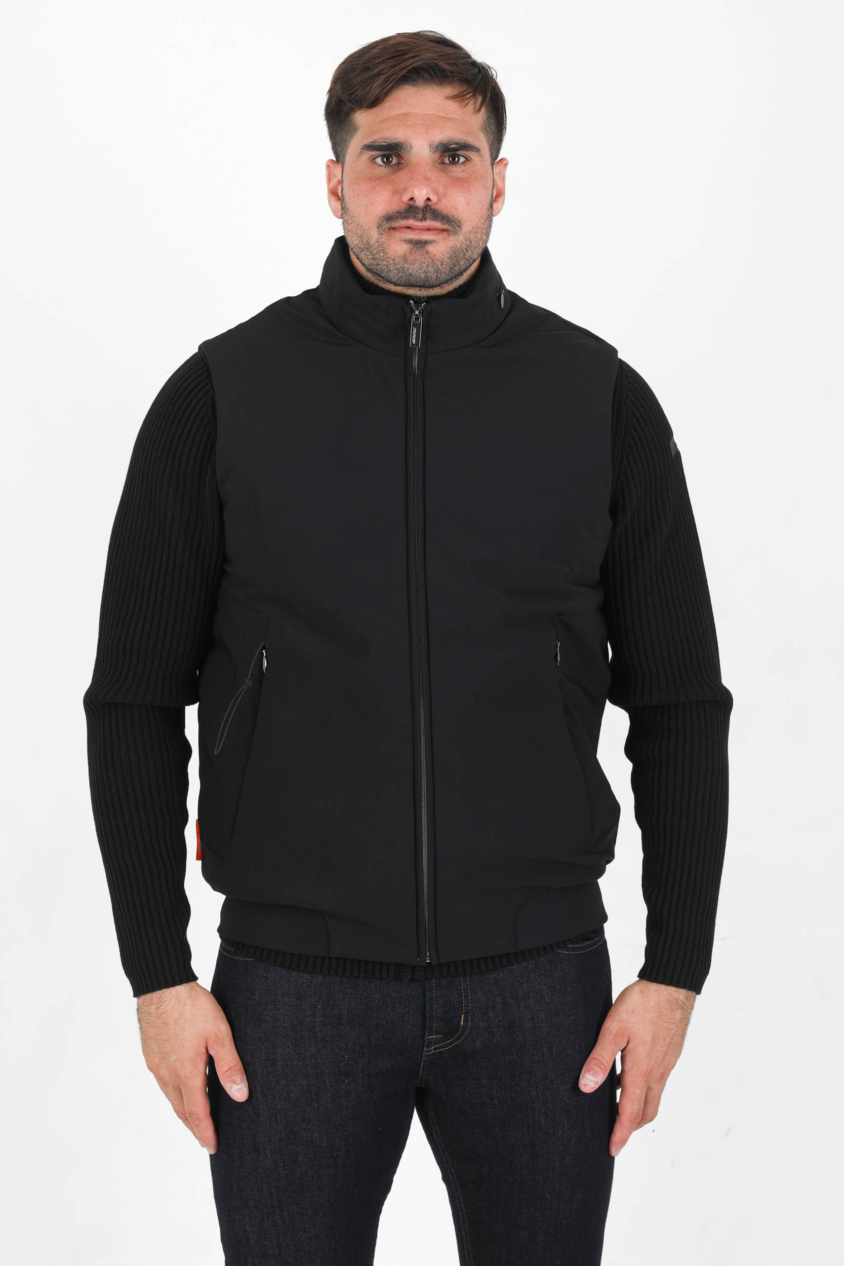 VESTE SANS MANCHES RRD NOIR W21042-10