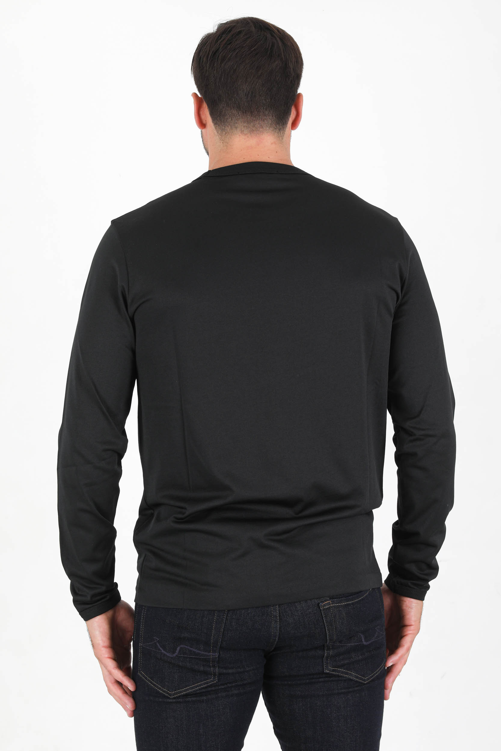 T-SHIRT MANCHES LONGUES STONE ISLAND NOIR 751520436-V0029