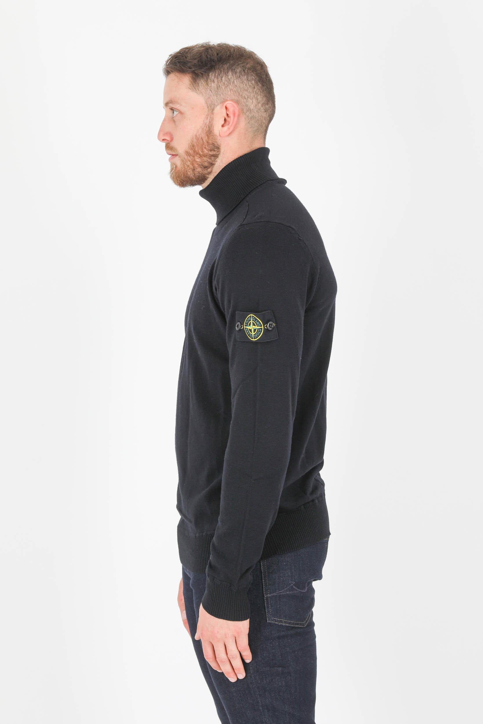 PULL COL ROULE MERINOS STONE ISLAND MARINE 7515527C4-V0020