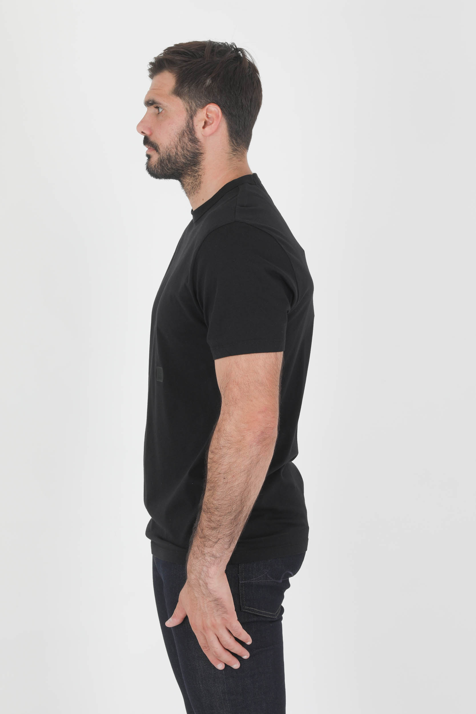 T-SHIRT CP COMPANY NOIR S045A-999