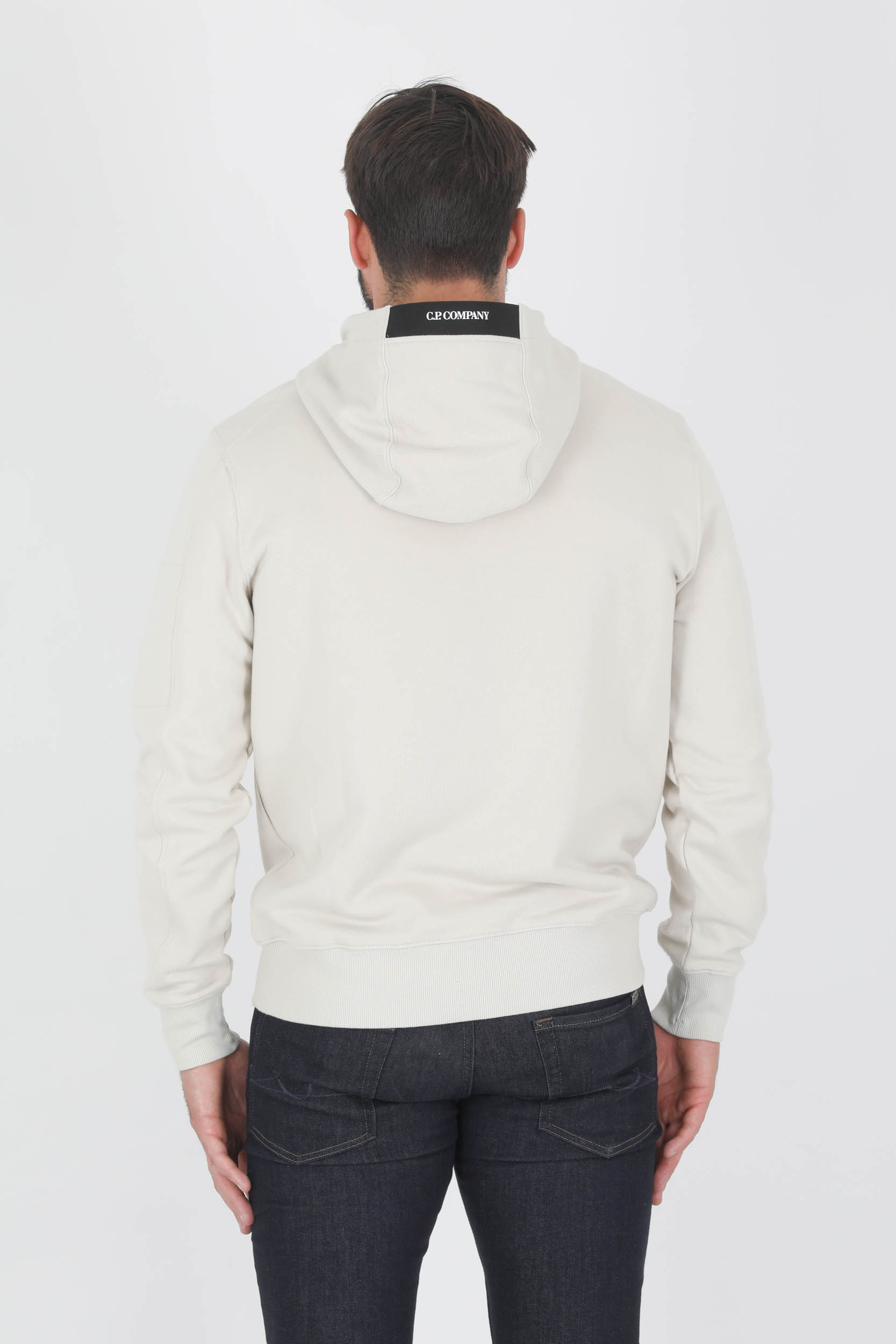 SWEAT A CAPUCHE C.P COMPANY BEIGE S056A-116