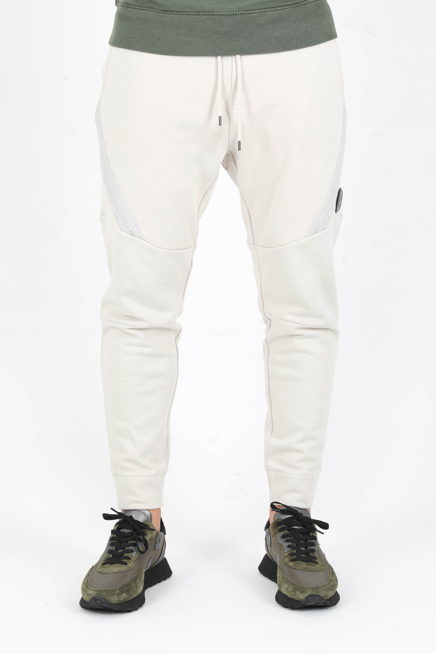 BAS DE JOGGING ZIPPE C.P COMPANY BEIGE P061A-116