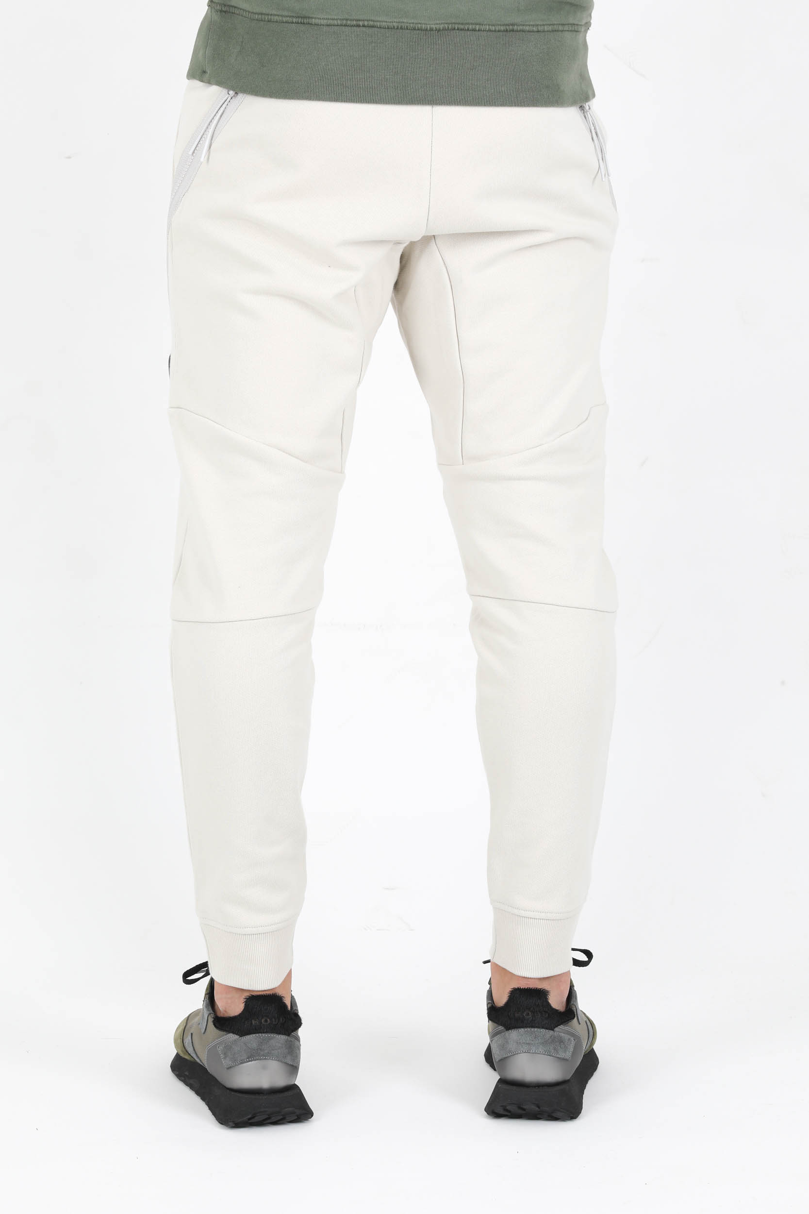 BAS DE JOGGING ZIPPE C.P COMPANY BEIGE P061A-116