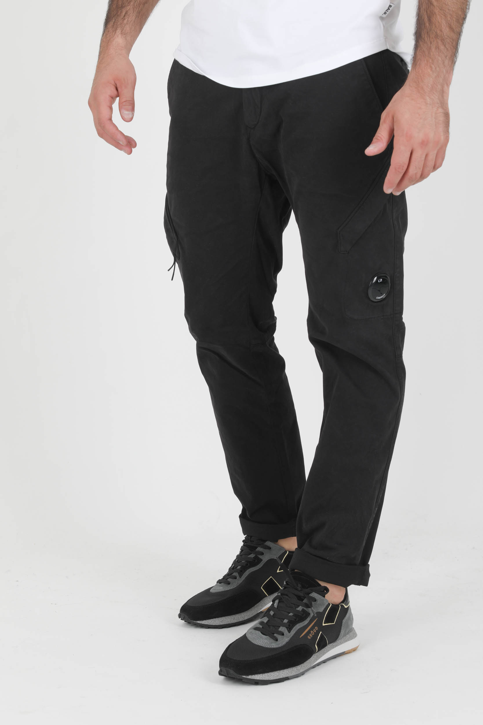 PANTALON CARGO NOIR CP COMPANY A189A-999