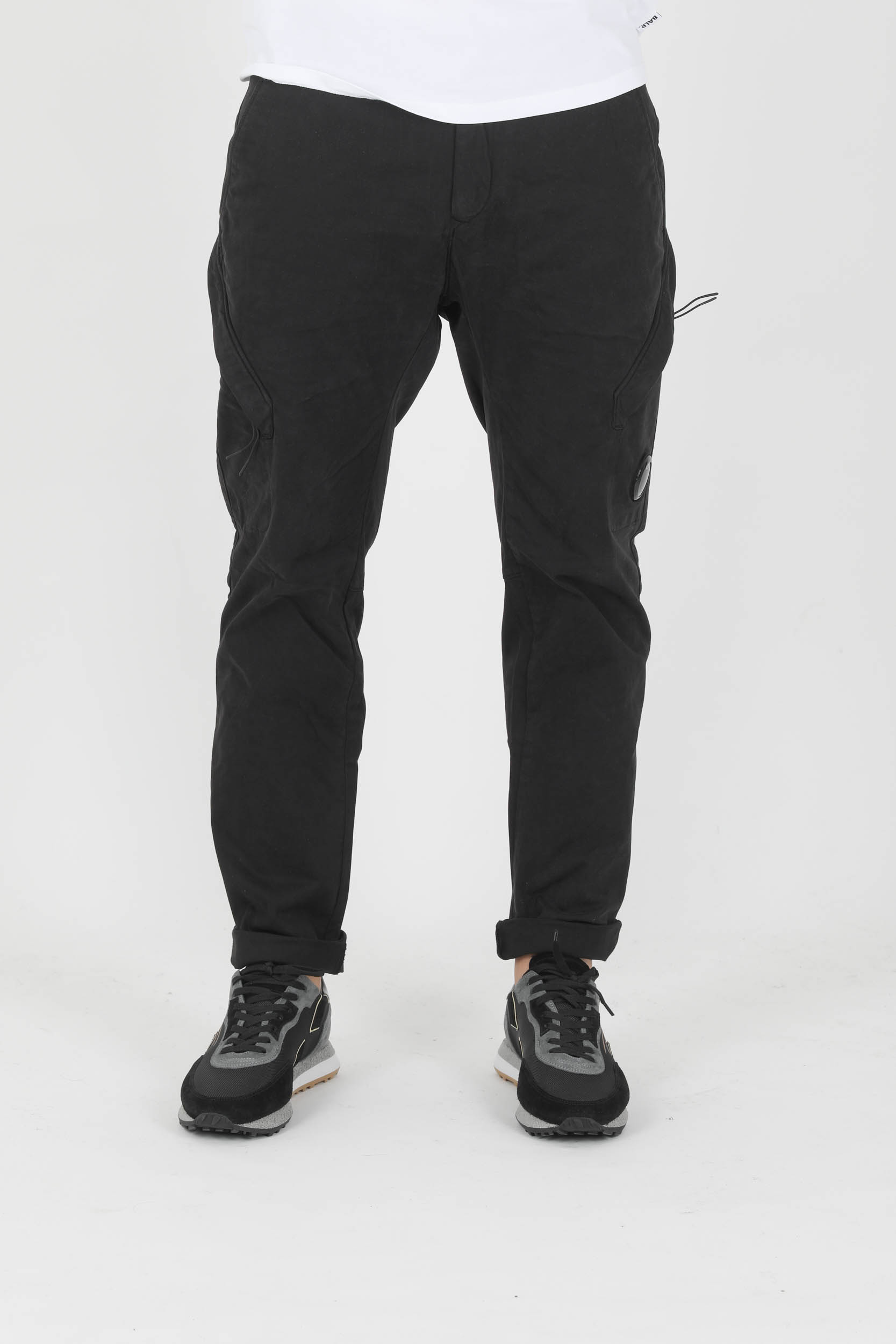 PANTALON CARGO NOIR CP COMPANY A189A-999