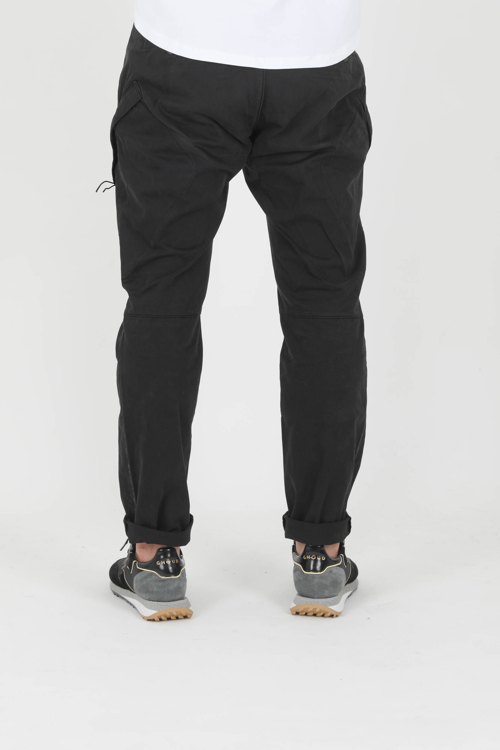 PANTALON CARGO NOIR CP COMPANY A189A-999