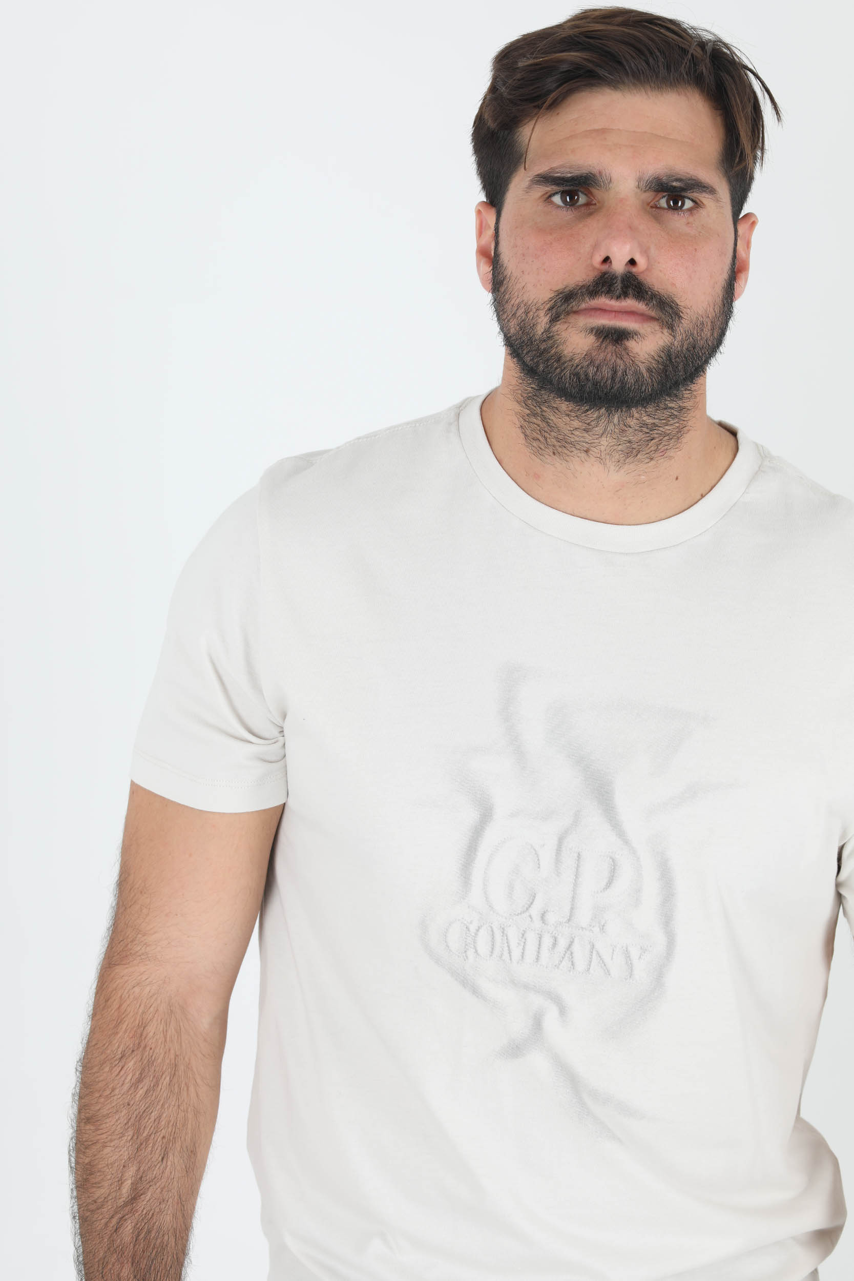 TEE-SHIRT CP COMPANY BEIGE S217A-116