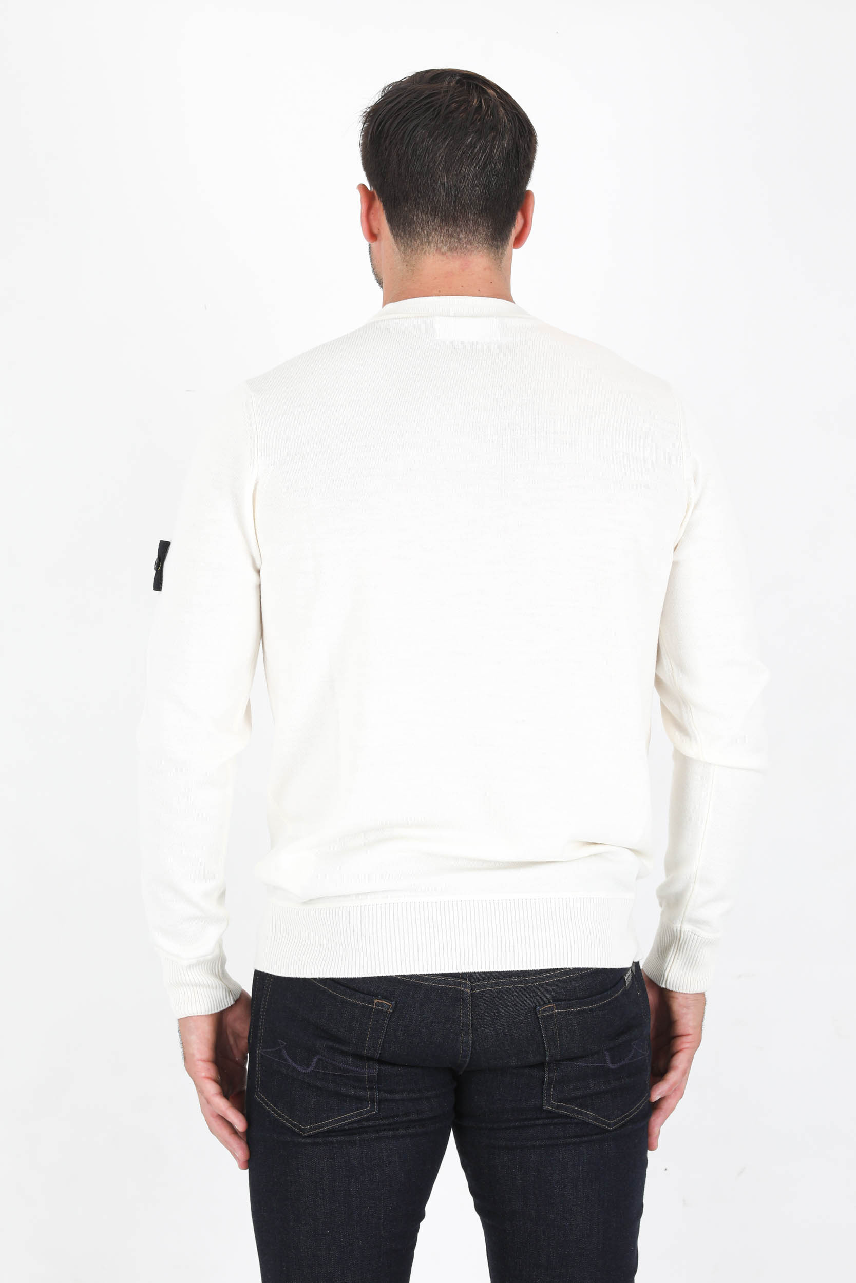 PULL ECRU STONE ISLAND 7515526C4-V0099
