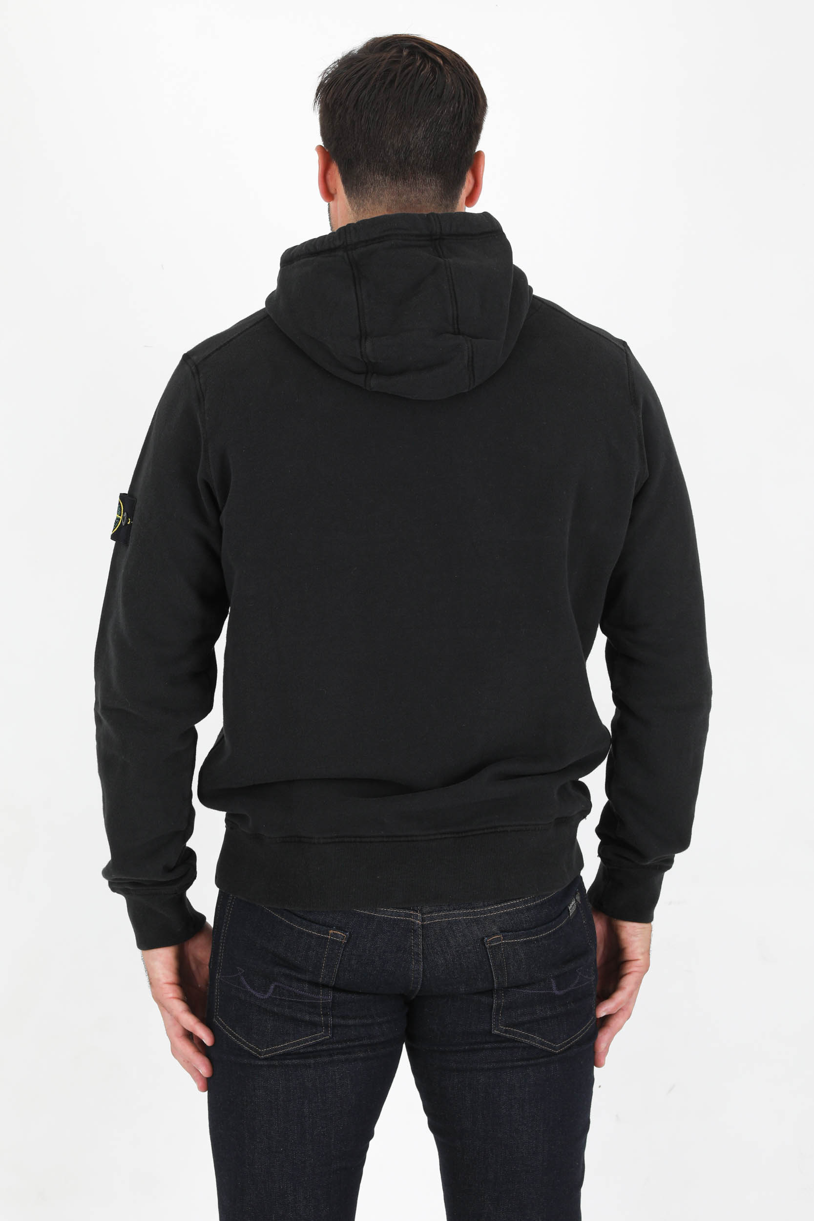 SWEAT NOIR STONE ISLAND 751564120-V0029
