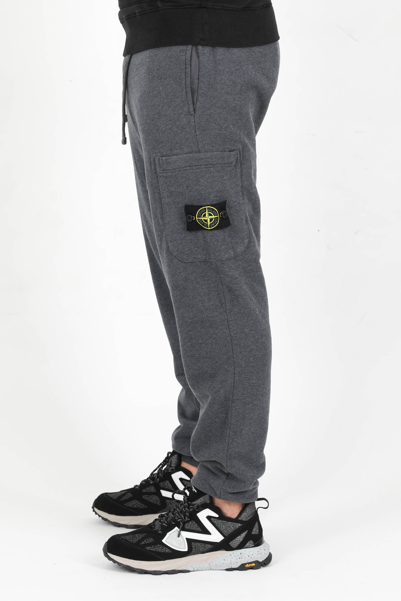 BAS DE JOGGING STONE ISLAND ANTHRACITE 751564520-V0M67