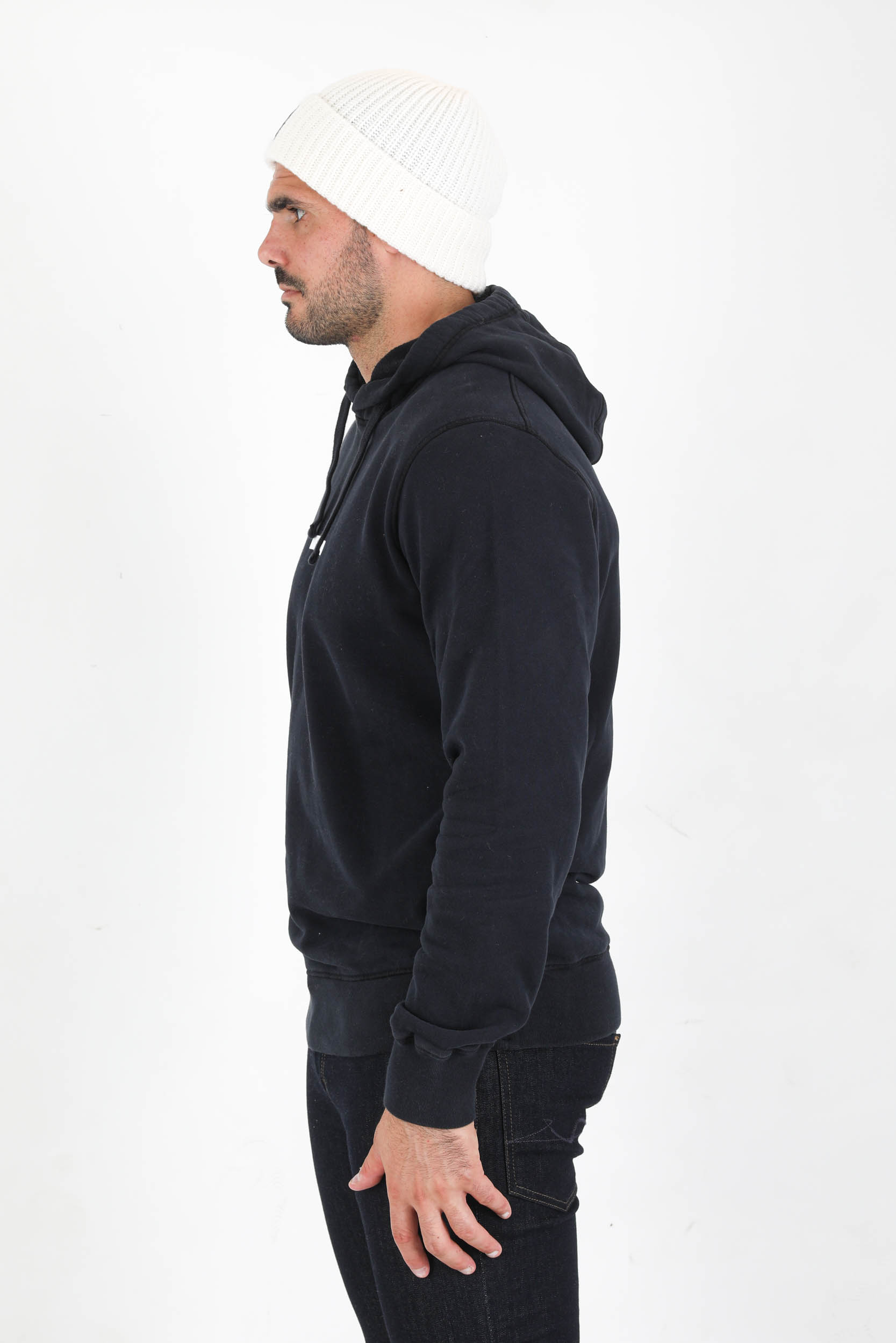 SWEAT A CAPUCHE STONE ISLAND MARINE ECRITURE 751565685-V0020
