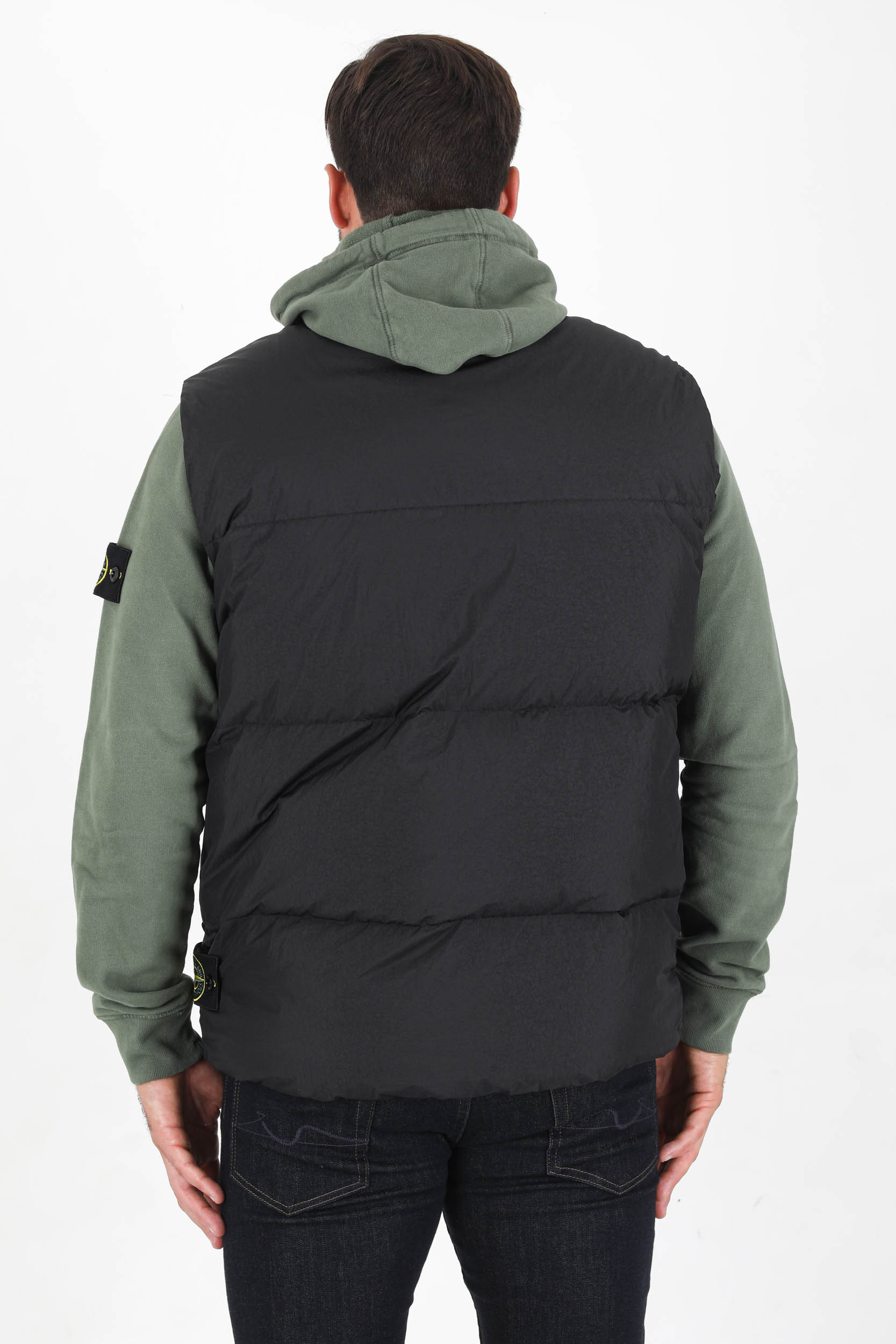 DOUDOUNE SANS MANCHES STONE ISLAND NOIR 7515G0123-V0029