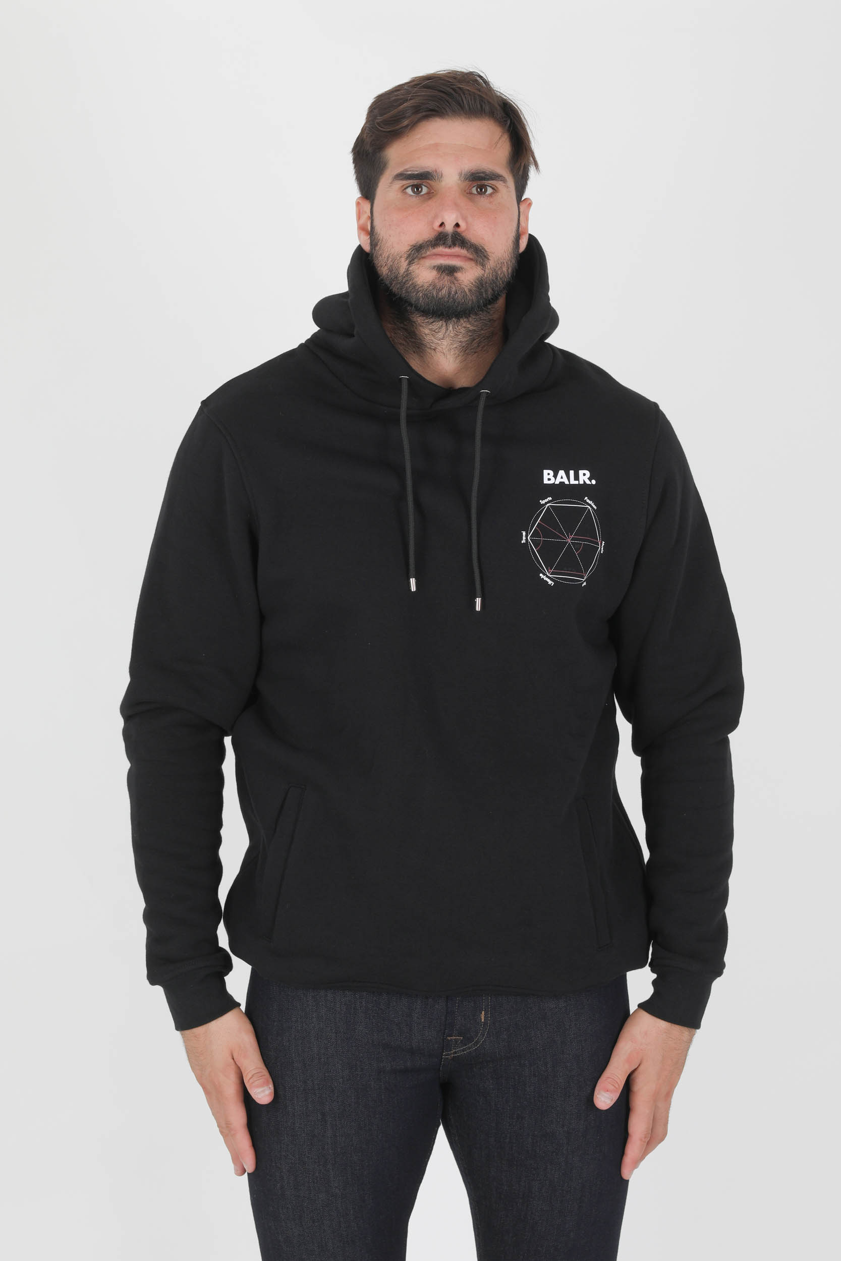 SWEAT NOIR BALR B1261.1012 BLACK