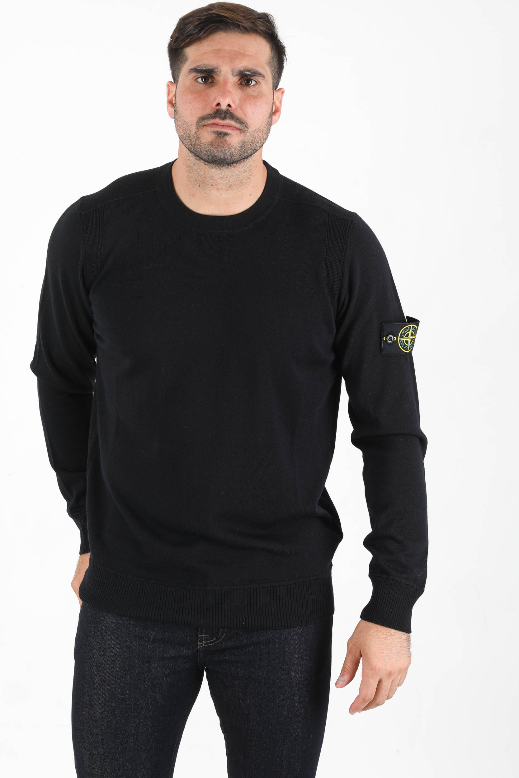 PULL NOIR STONE ISLAND 7515526C4-V0029