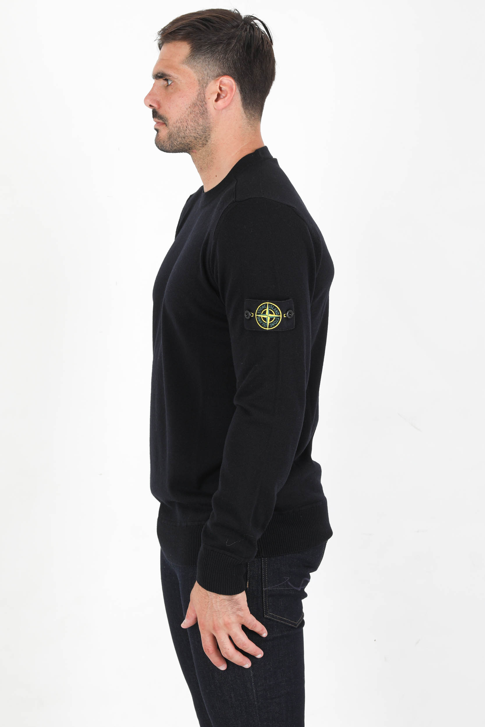 PULL NOIR STONE ISLAND 7515526C4-V0029