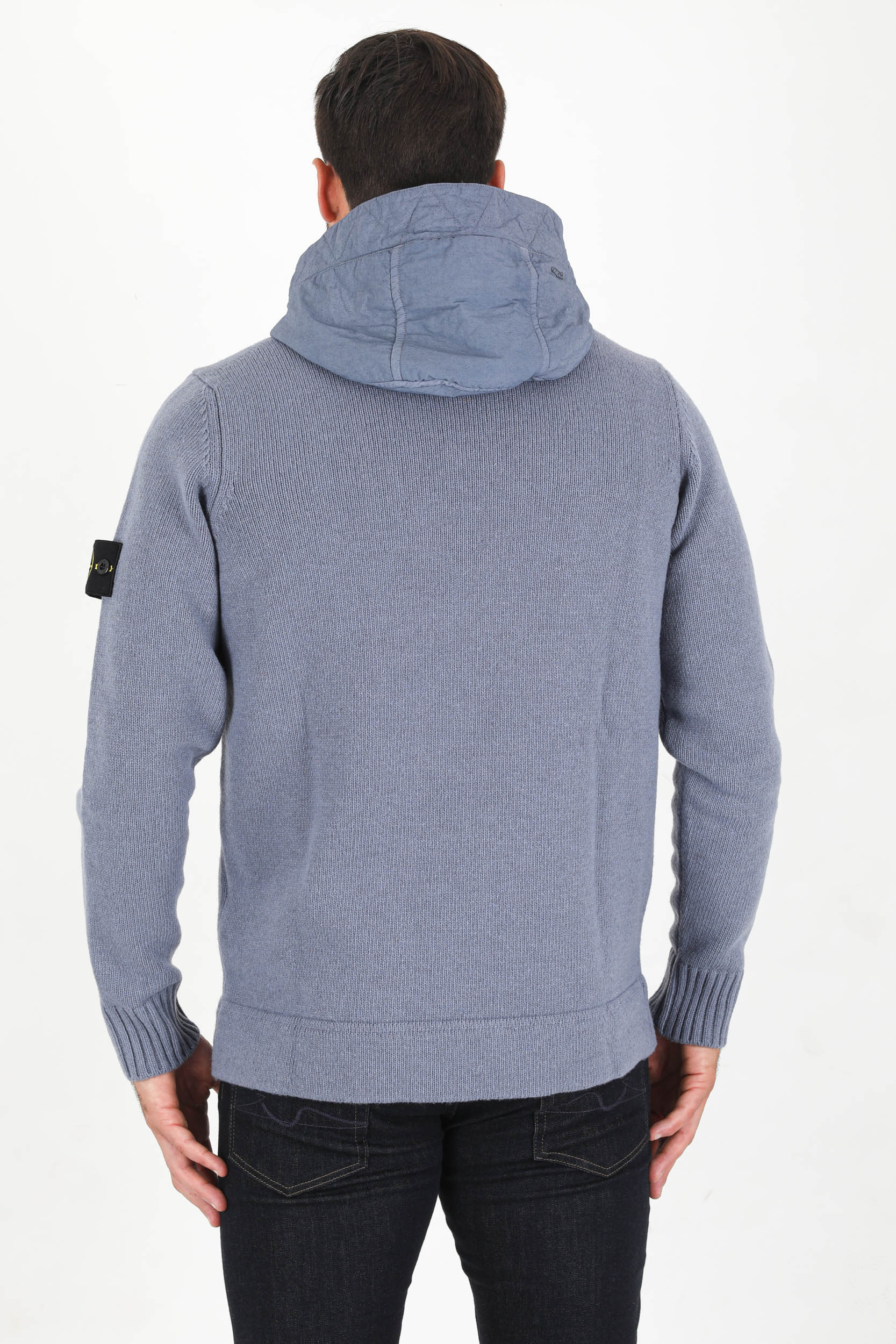 GILET BI MATIERE STONE ISLAND LAVANDE 7515531A3-V0046