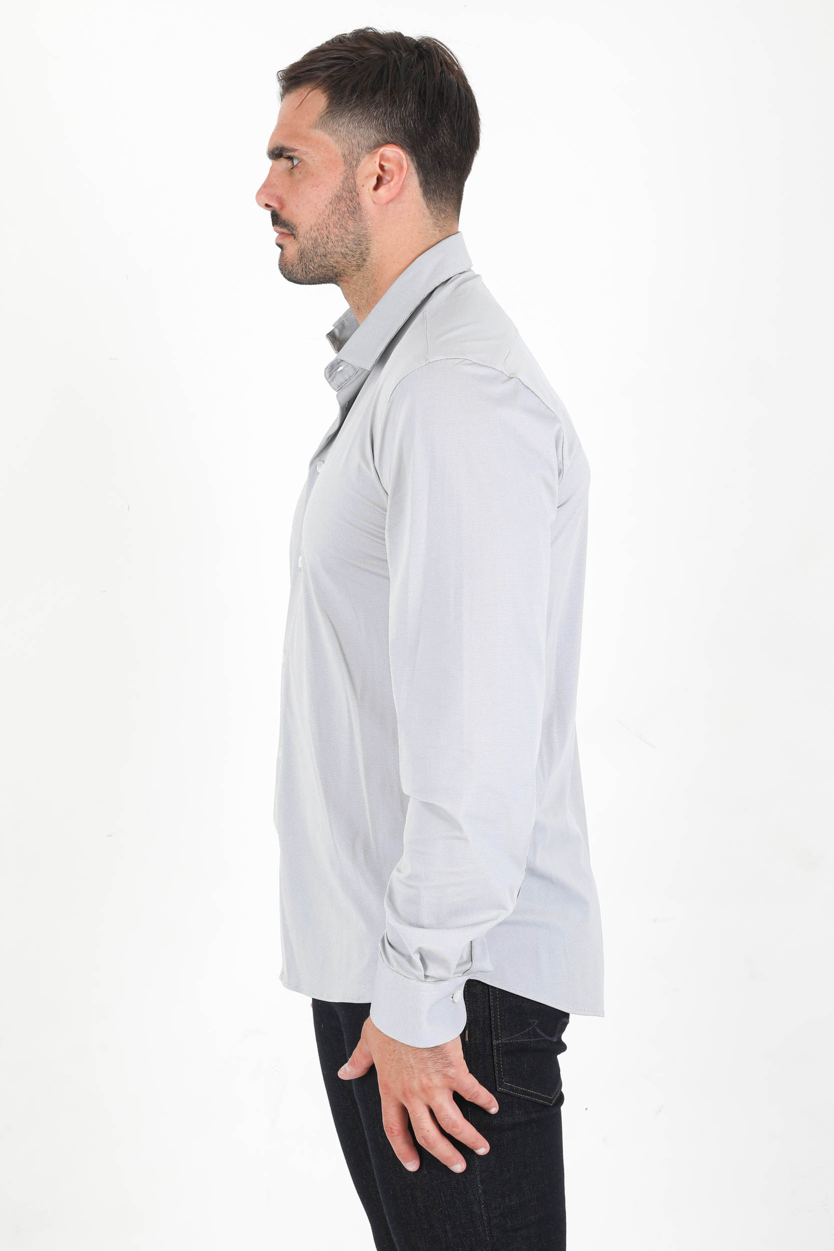 CHEMISE RRD GRIS CLAIR W21258-V33