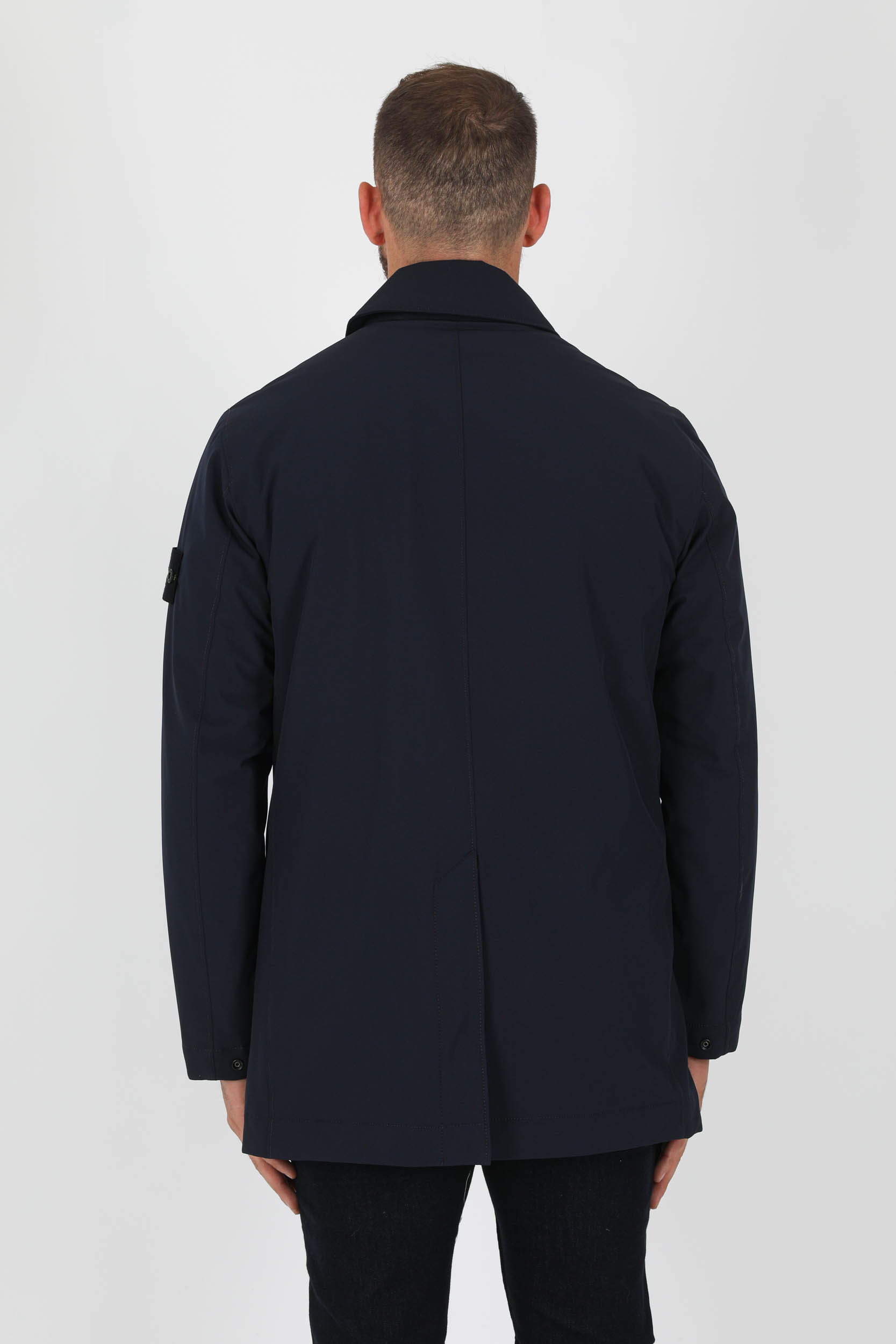 MANTEAU MARINE NYLON MAT STONE ISLAND 751541327-V0020