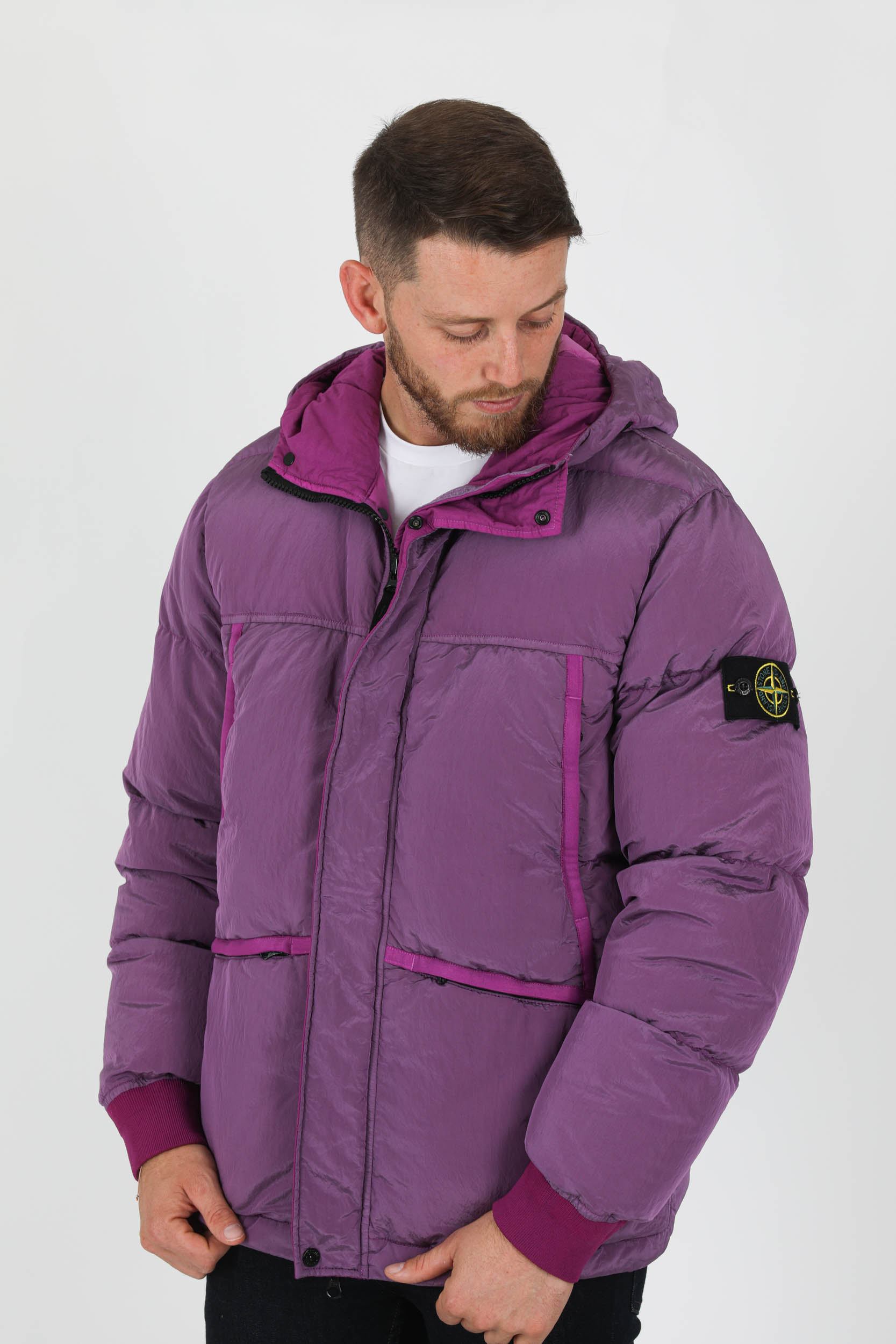 DOUDOUNE MAGENTA STONE ISLAND 751544508-V0045