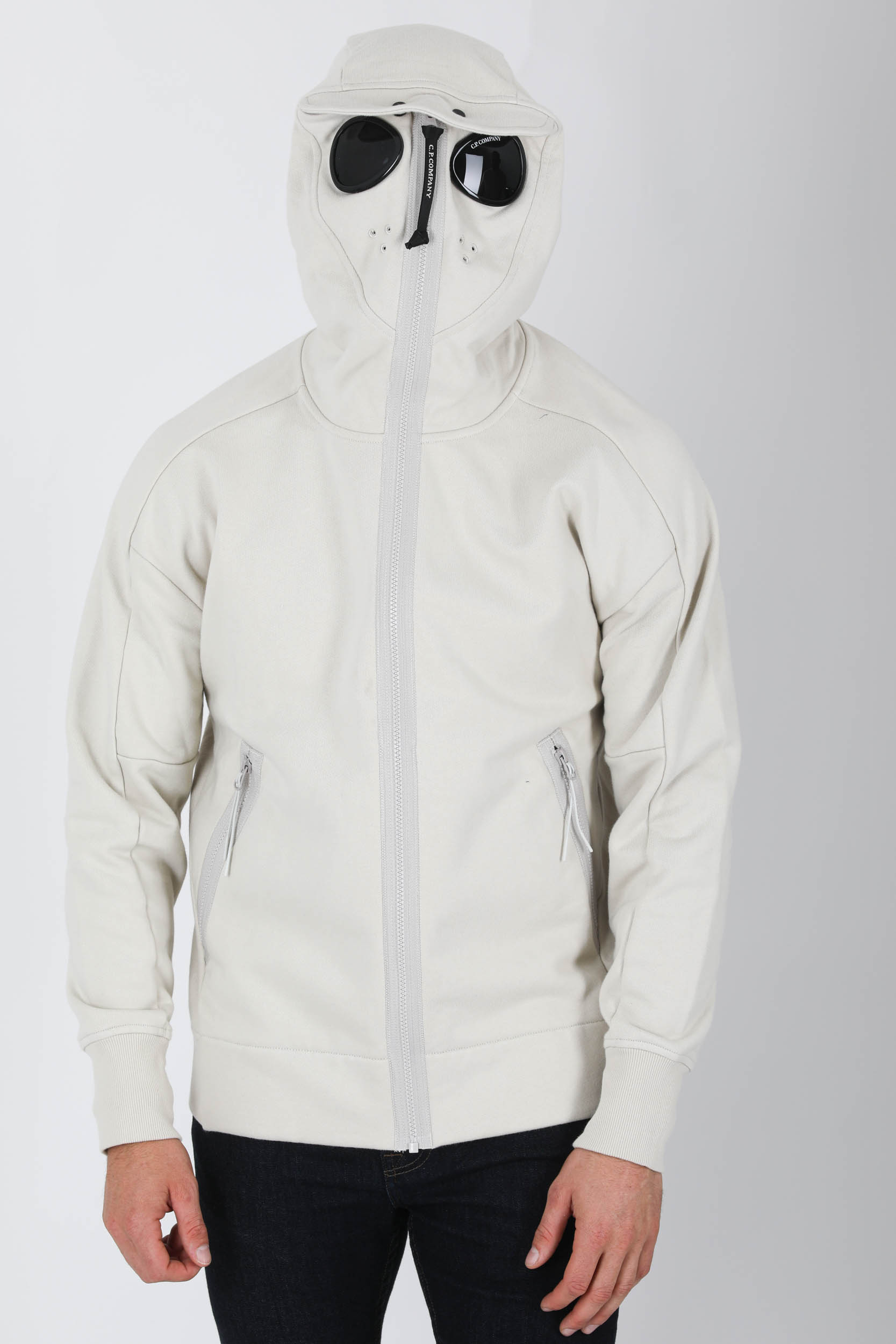 SWEAT ZIPPE LUNETTES BEIGE S166A-116