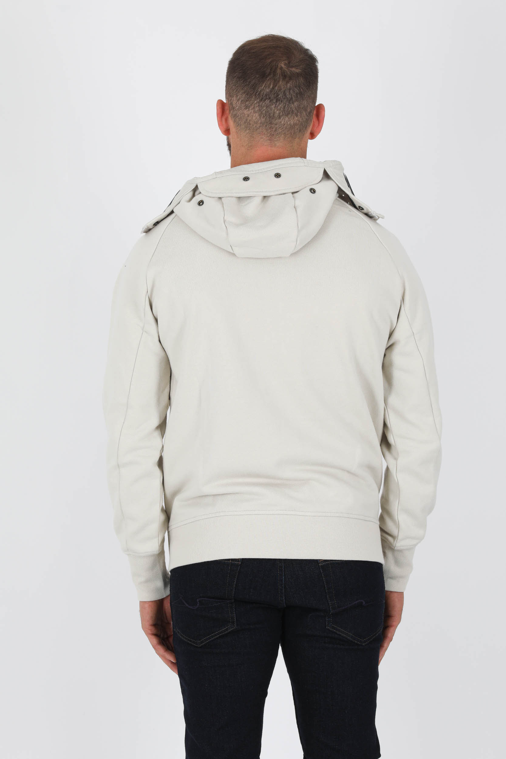 SWEAT ZIPPE LUNETTES BEIGE S166A-116